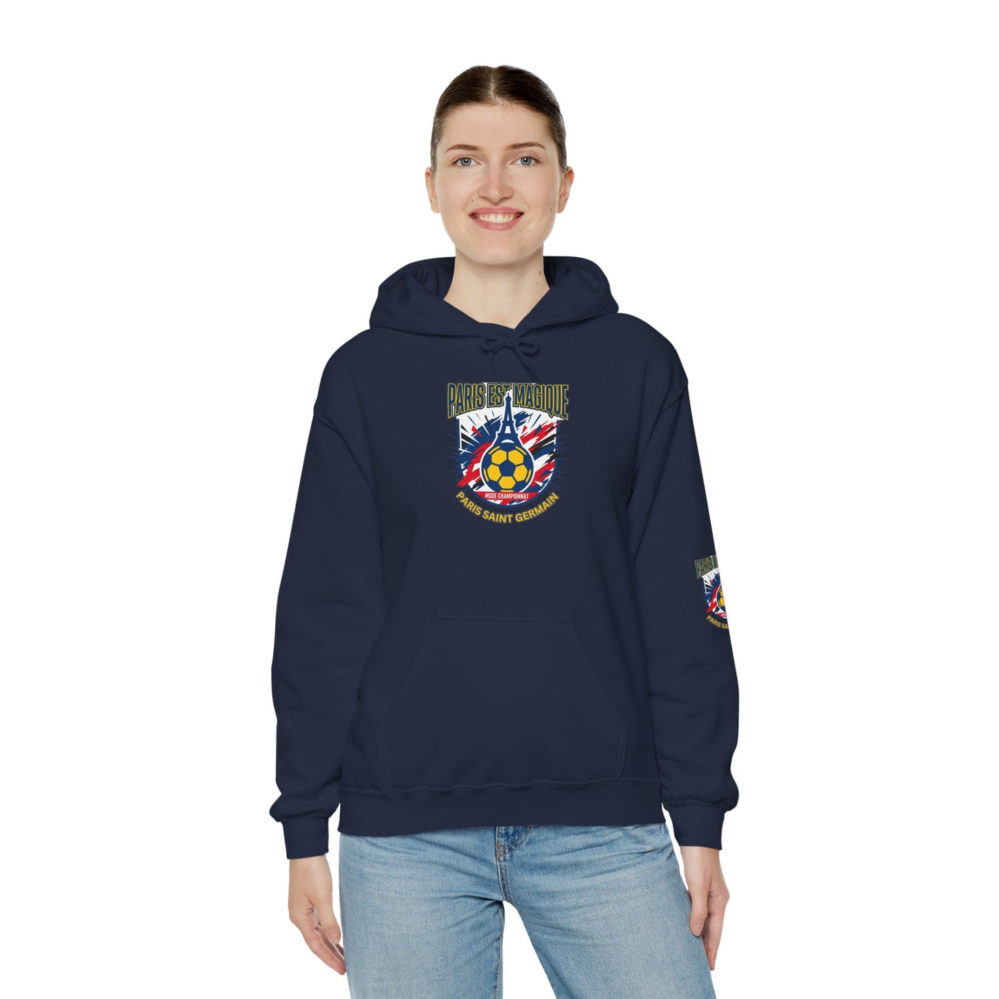 Paris Saint Germain Soccer Crest Hoodie | Paris Saint Germain Soccer Fans Hoodie