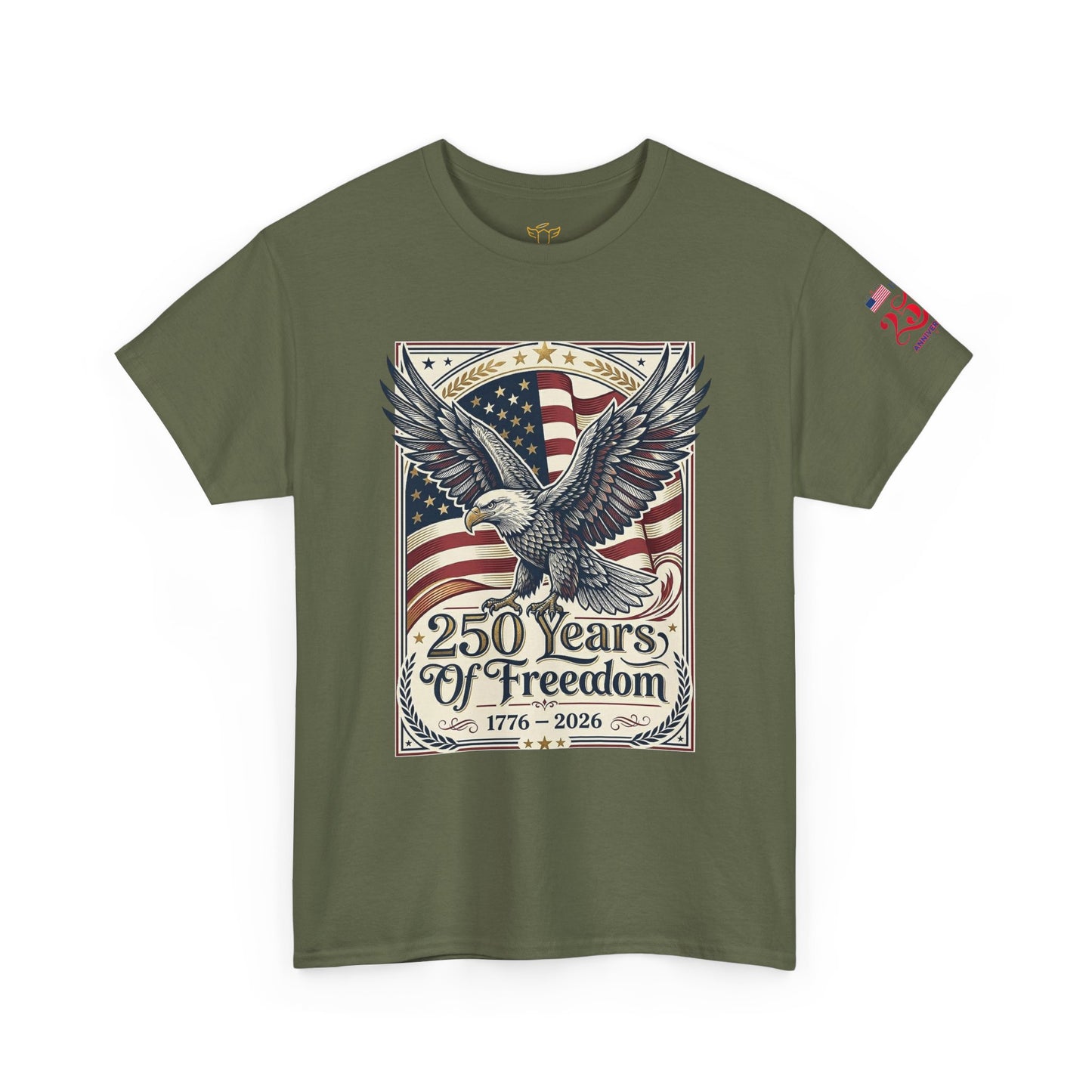 USA 250th ANNIVERSARY Eagle T-Shirt —  AMERICA'S 250 Years ANNIVERSARY of Freedom Tee - Trending Novelties & Gifts