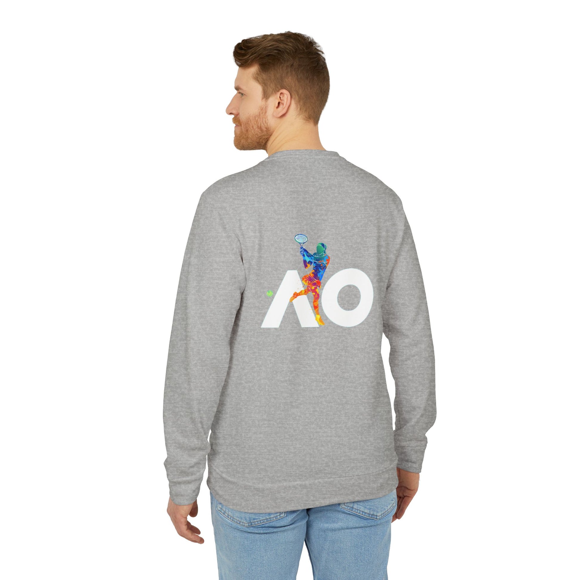 Adidas Tennis Motif Sweatshirt, Adidas sweatshirt, Adidas tennis apparel, Australian Open tennis apparel,