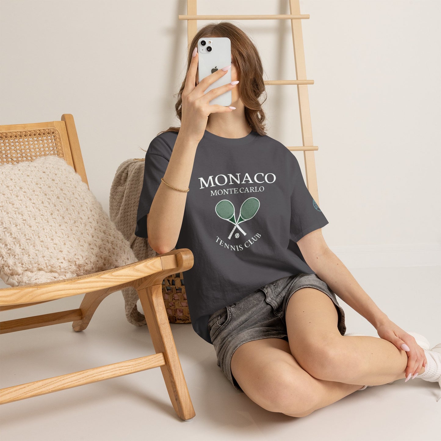 Monaco Monte Carlo Tennis Club T‑Shirt — Vintage Tennis Club Tee