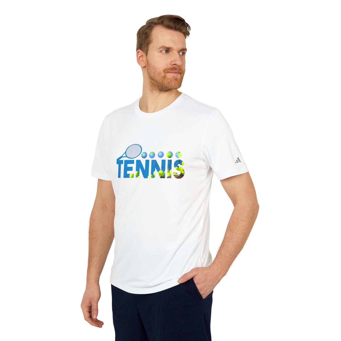 Adidas Tennis Sport T-shirt (Sky Creative1)