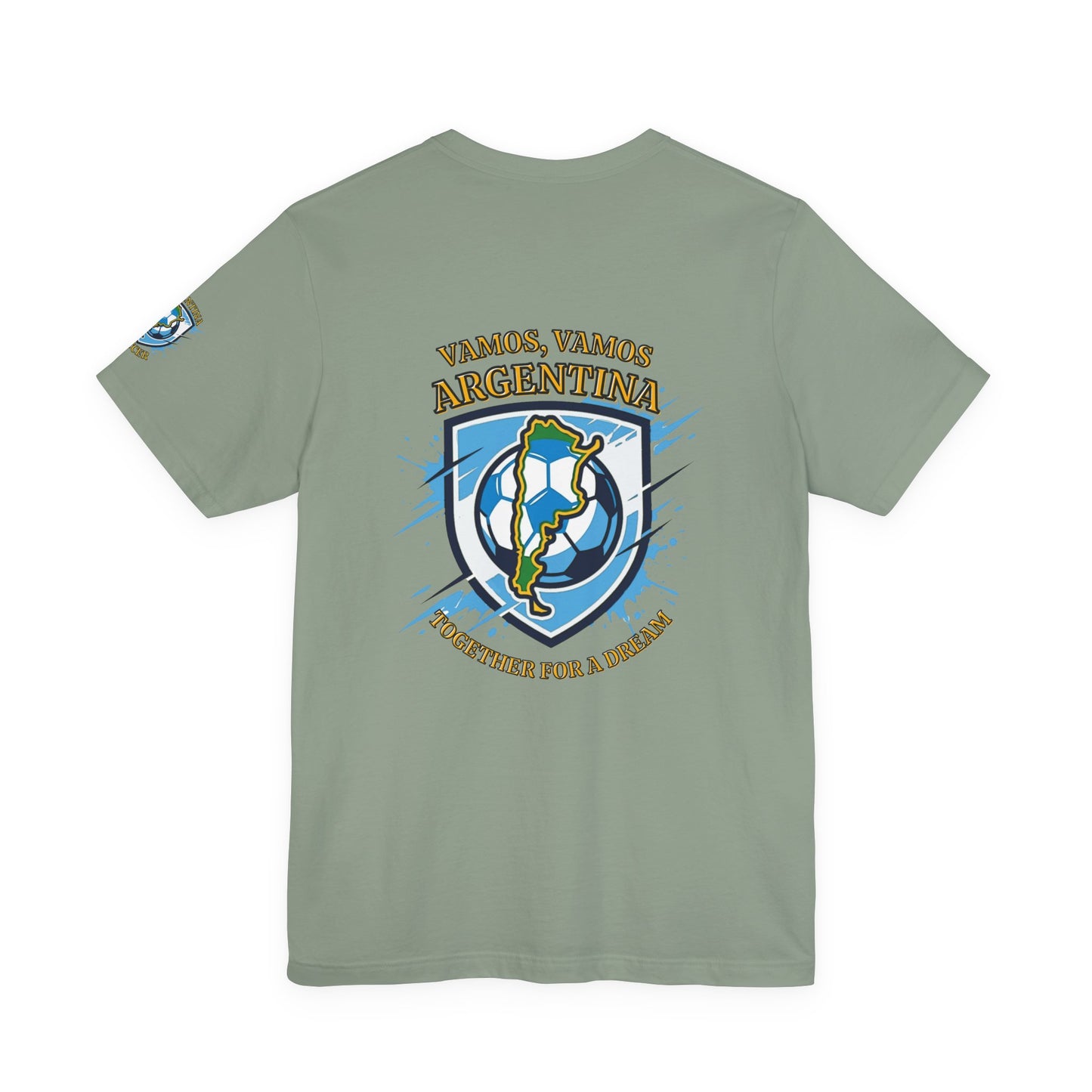 Argentina Soccer T-Shirt - "Vamos, Vamos Argentina" Together for a Dream Fan Tee - Trending Novelties & Gifts
