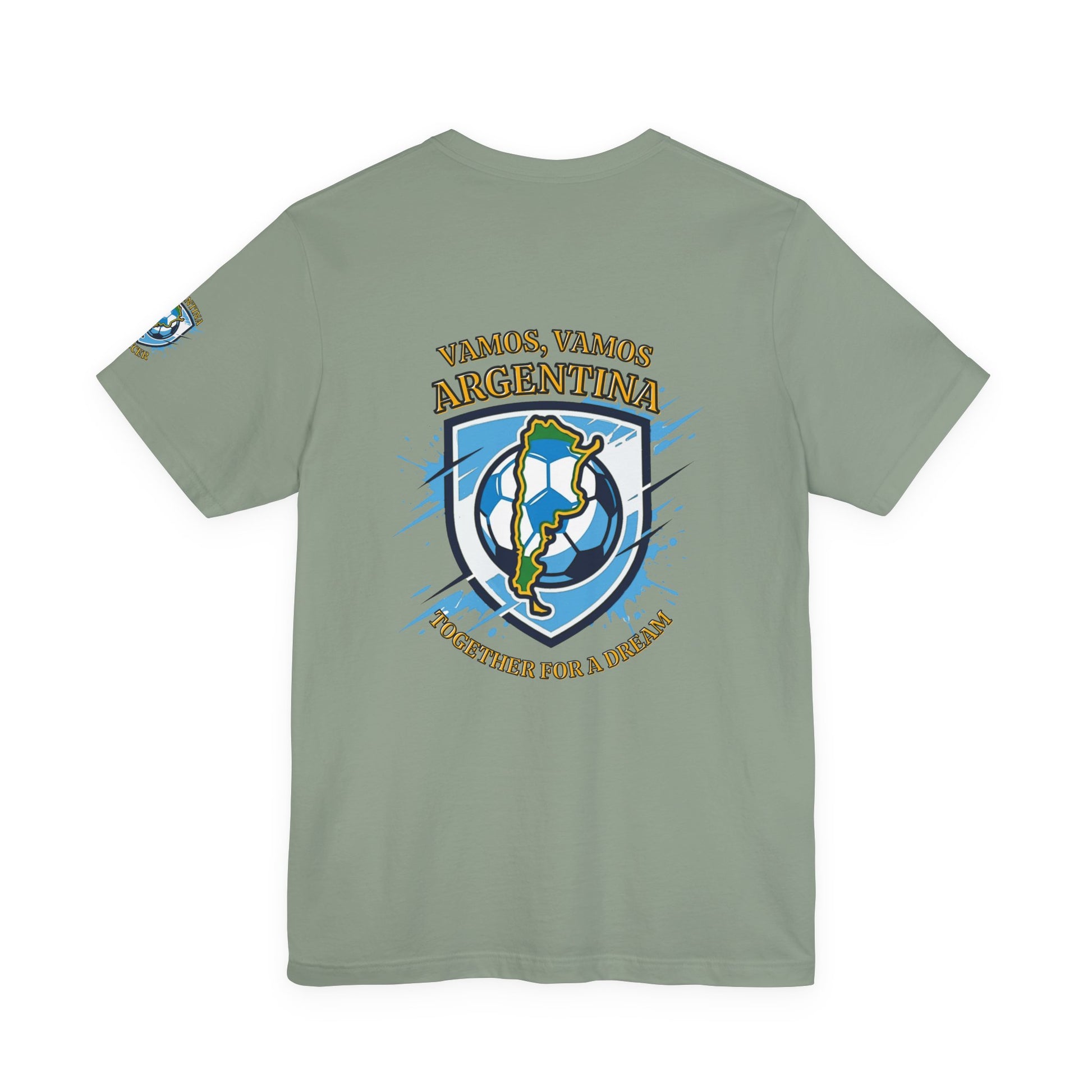 Argentina Soccer T-Shirt - "Vamos, Vamos Argentina" Together for a Dream Fan Tee - Trending Novelties & Gifts