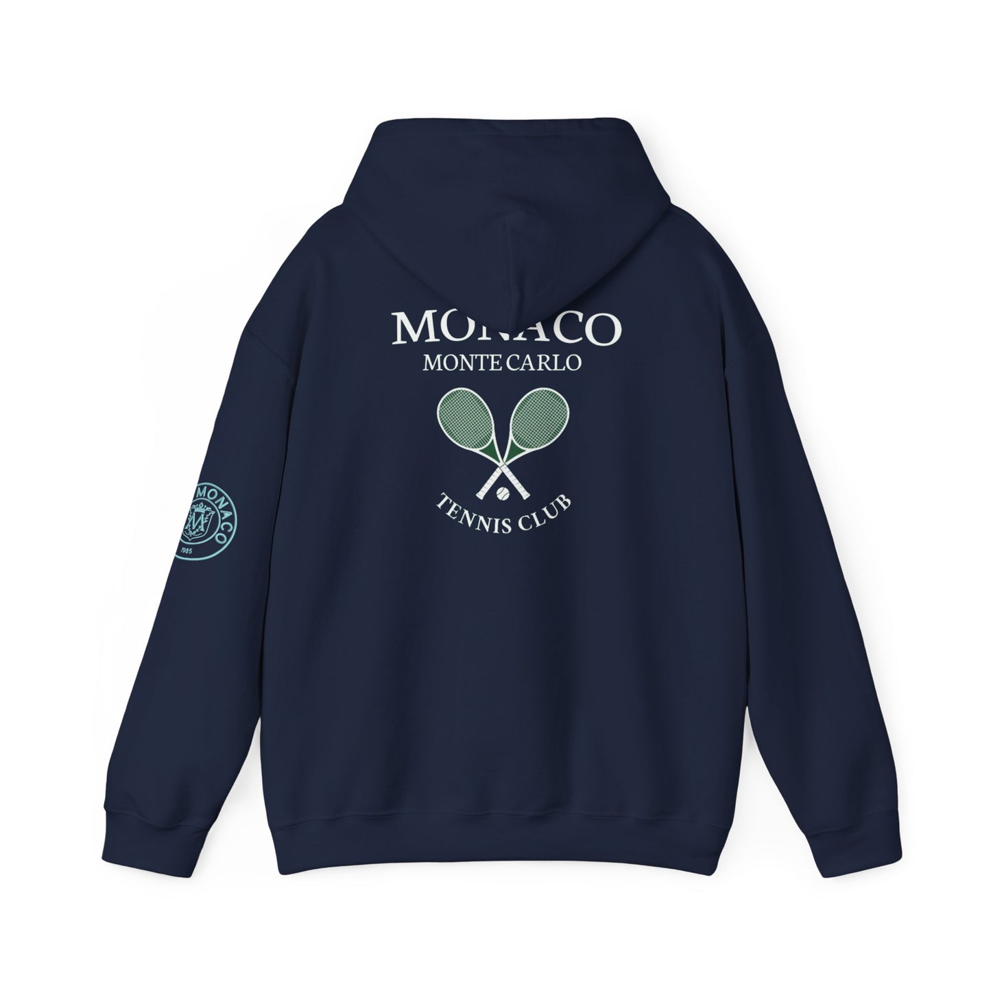 Monaco Monte Carlo Tennis Club Hoodie — Casual Sportswear for Players & Fans.