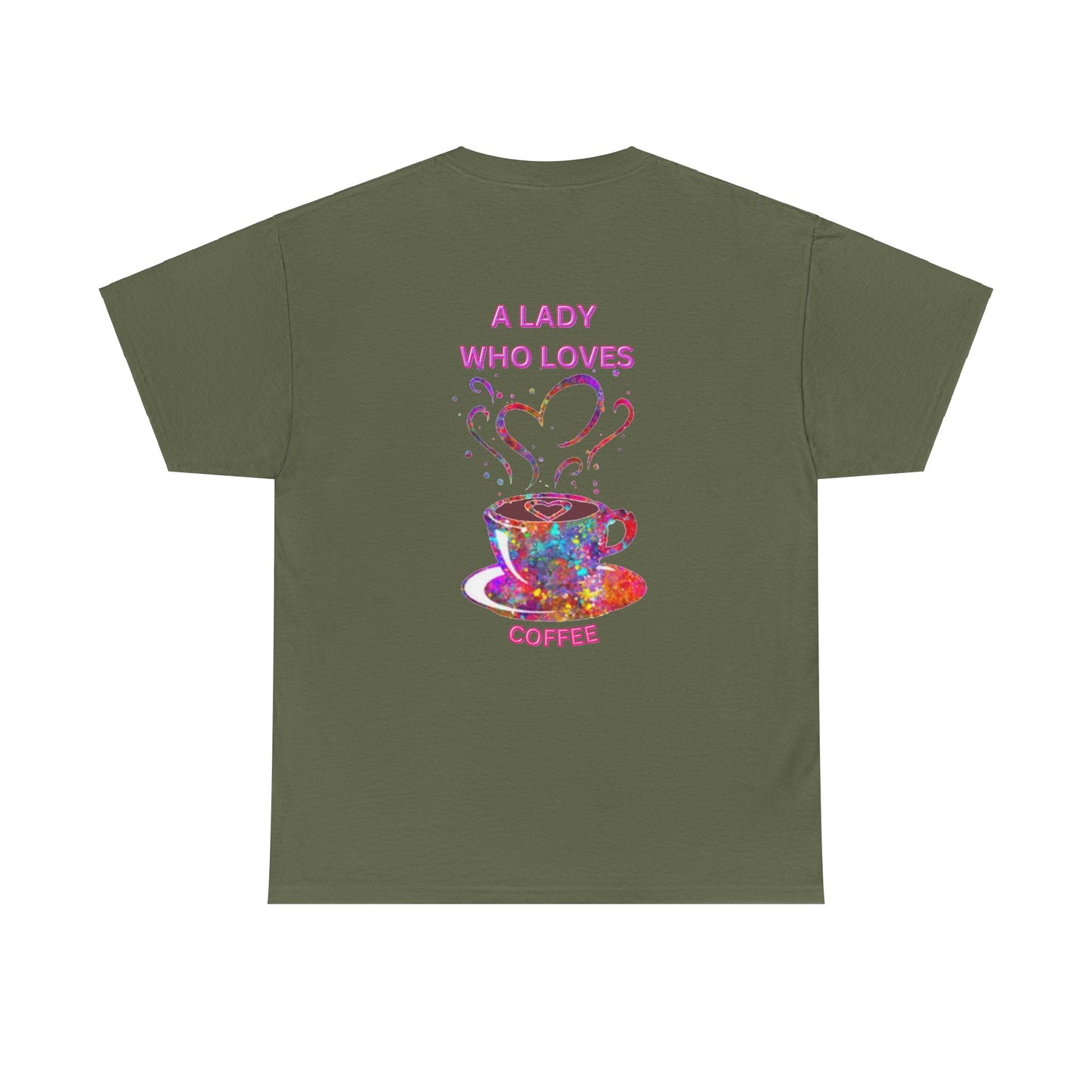 Coffee Lover Cotton Tee - For Women Who Love Coffee