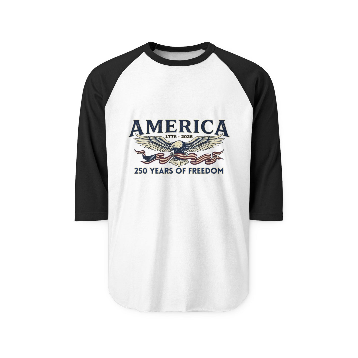 America Eagle Raglan Shirt Baseball Tee | USA 250th ANNIVERSARY Baseball Tee - Trending Novelties & Gifts