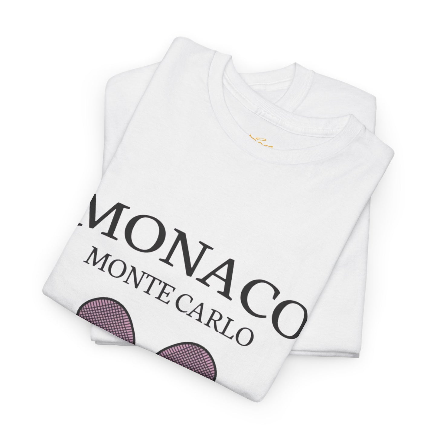 Monaco Monte Carlo Tennis Club Tee — Vintage Tennis Racket Shirt