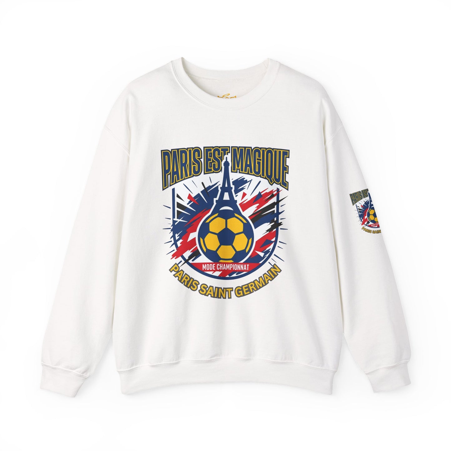 Paris Saint Germain Soccer Crest Sweatshirt | Paris Saint Germain soccer fans Sweatshirt - Trending Novelties & Gifts