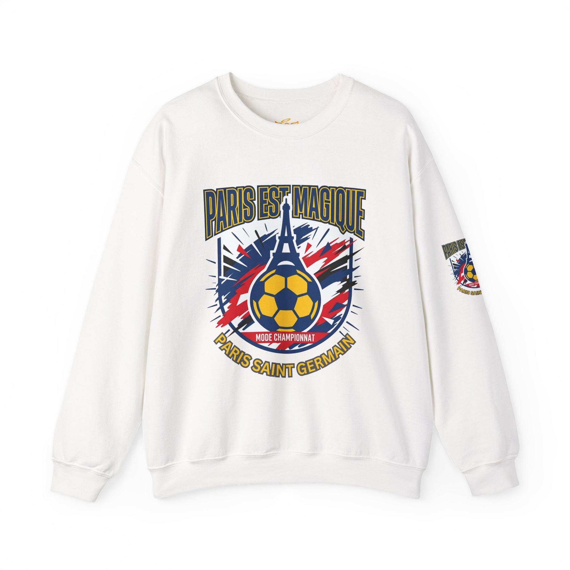 Paris Saint Germain Soccer Crest Sweatshirt | Paris Saint Germain soccer fans Sweatshirt - Trending Novelties & Gifts