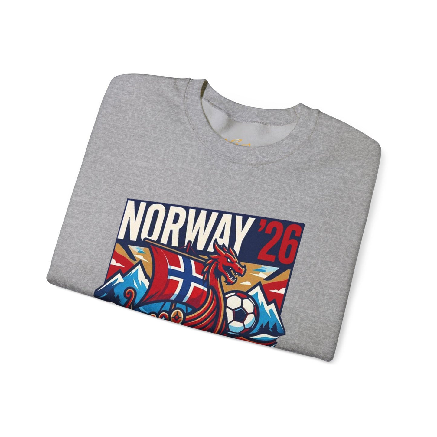 Norway '26 Viking Soccer Sweatshirt — Leaders of the North World Cup Fan Pullover
