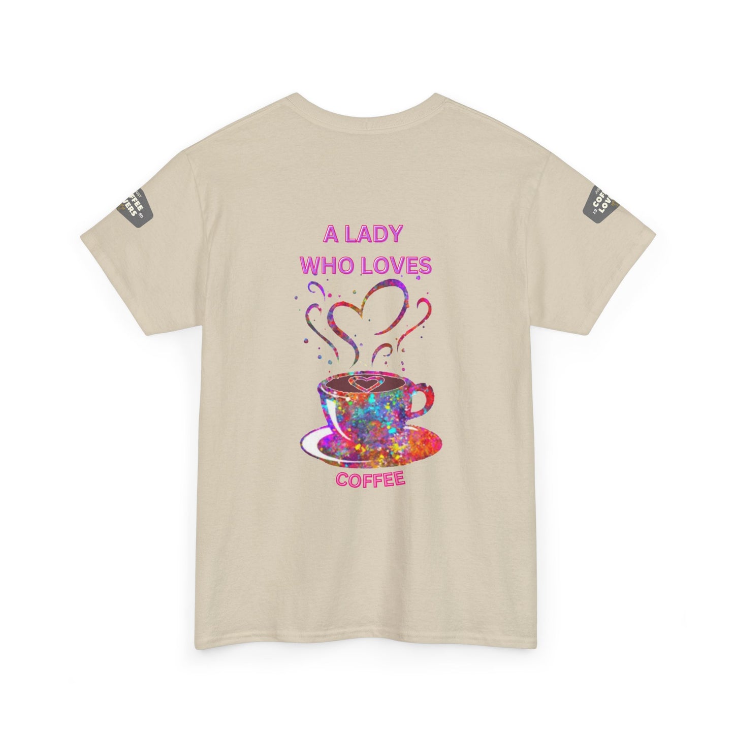 Coffee Lover Cotton Tee - For Women Who Love Coffee