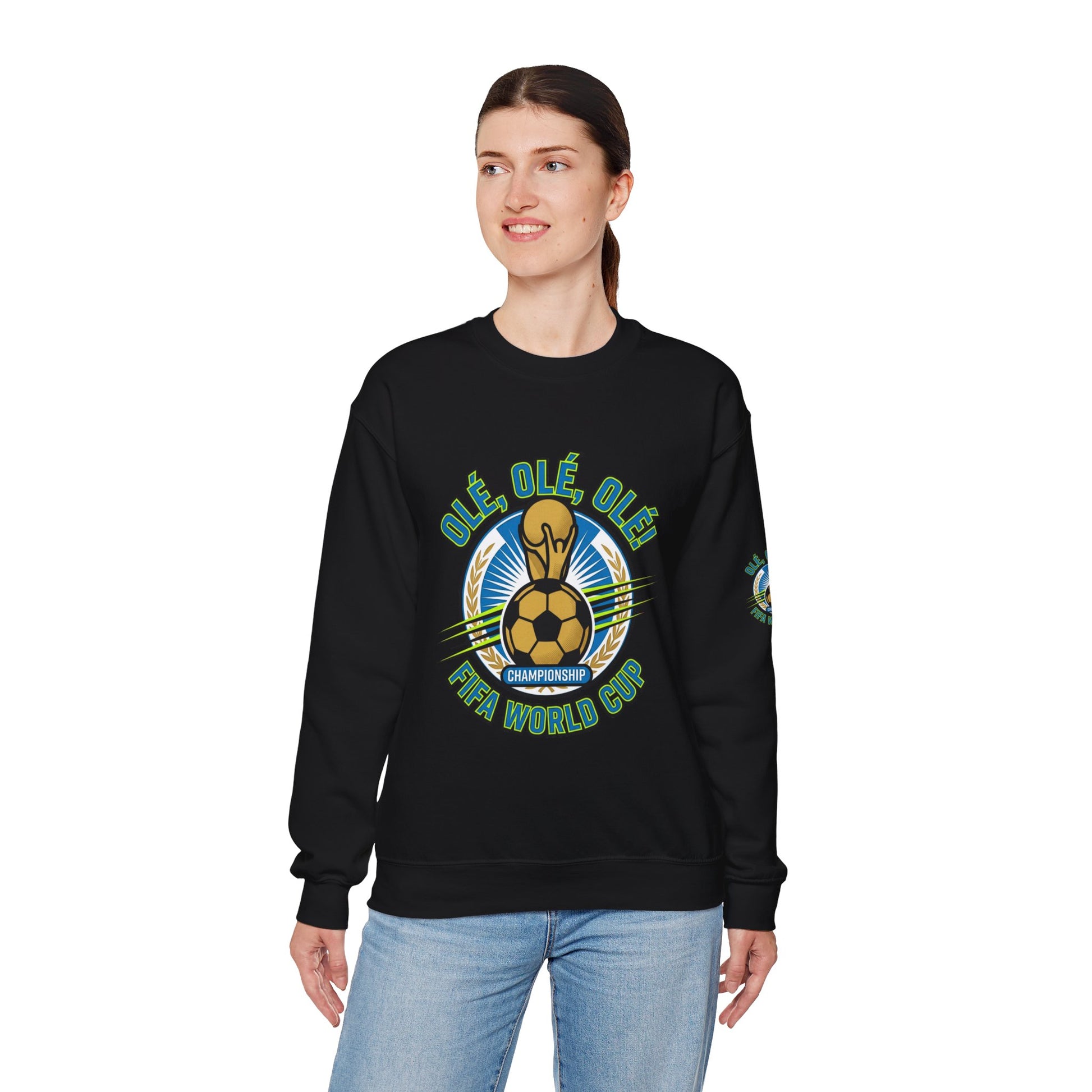 World Cup '26 Soccer Crewneck Sweatshirt — "Olé Olé Olé" Championship Design - Trending Novelties & Gifts