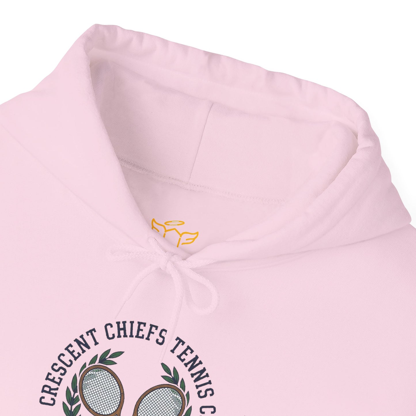 Tennis Club Hoodie — "Crescent Chief's Tennis Club" Retro Athletic Pullover