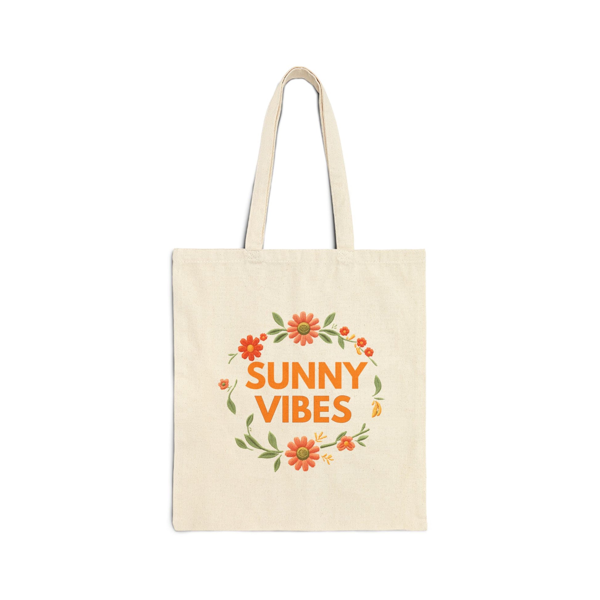 Sunny Vibes Floral Tote Bag . SUMMER BAG - Trending Novelties & Gifts