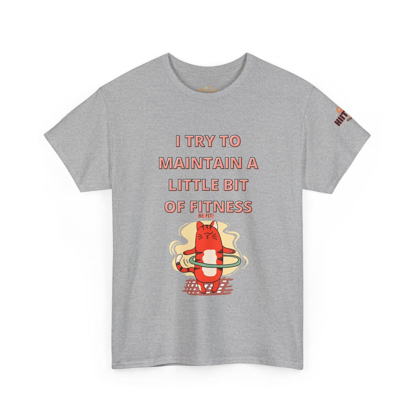 Funny Fitness Quotes Tee 3 - 'Maintain Fitness'. FQT