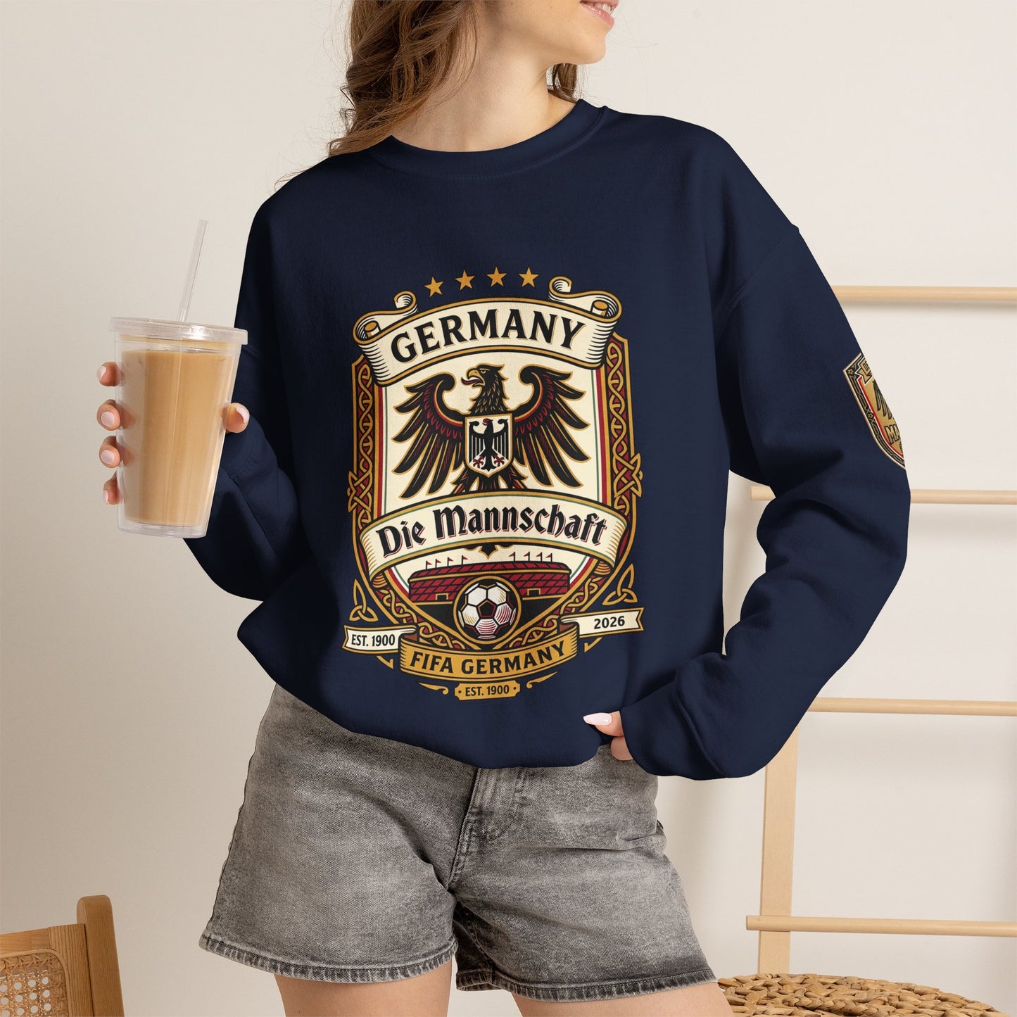 Germany Soccer "Die Mannschaft" Crest Sweatshirt