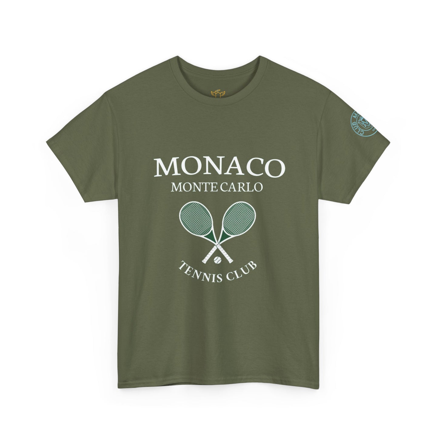 Monaco Monte Carlo Tennis Club T‑Shirt — Vintage Tennis Club Tee