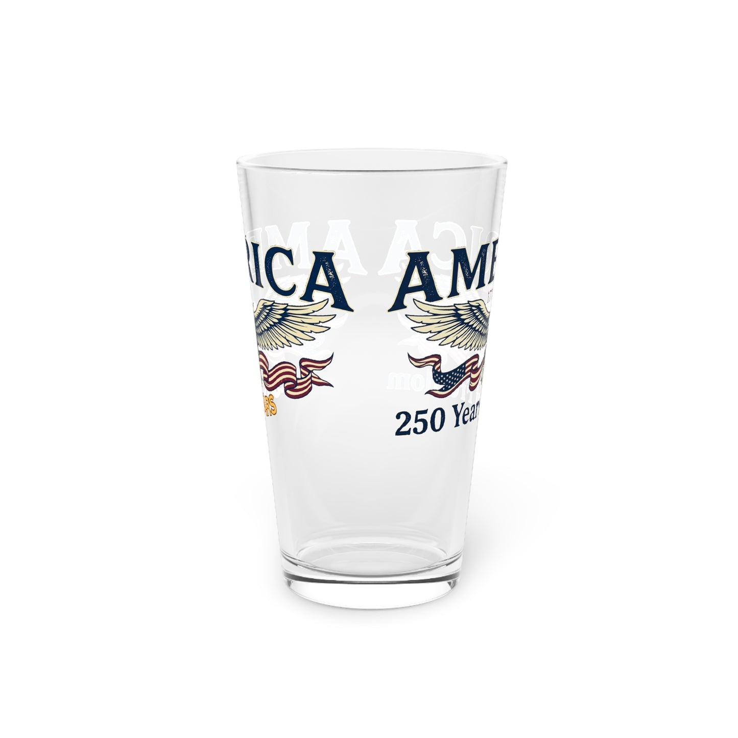 America 250th Anniversary Pint Glass — USA 250th ANNIVERSARY 16oz Commemorative Eagle Beer Glass - Trending Novelties & Gifts