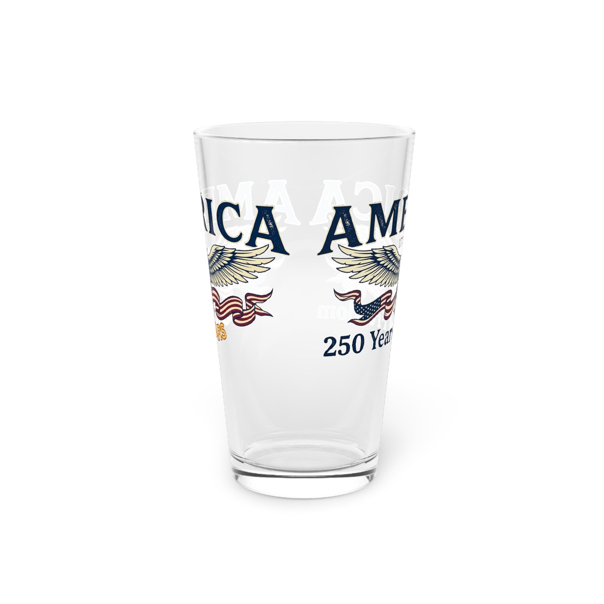 America 250th Anniversary Pint Glass — USA 250th ANNIVERSARY 16oz Commemorative Eagle Beer Glass - Trending Novelties & Gifts