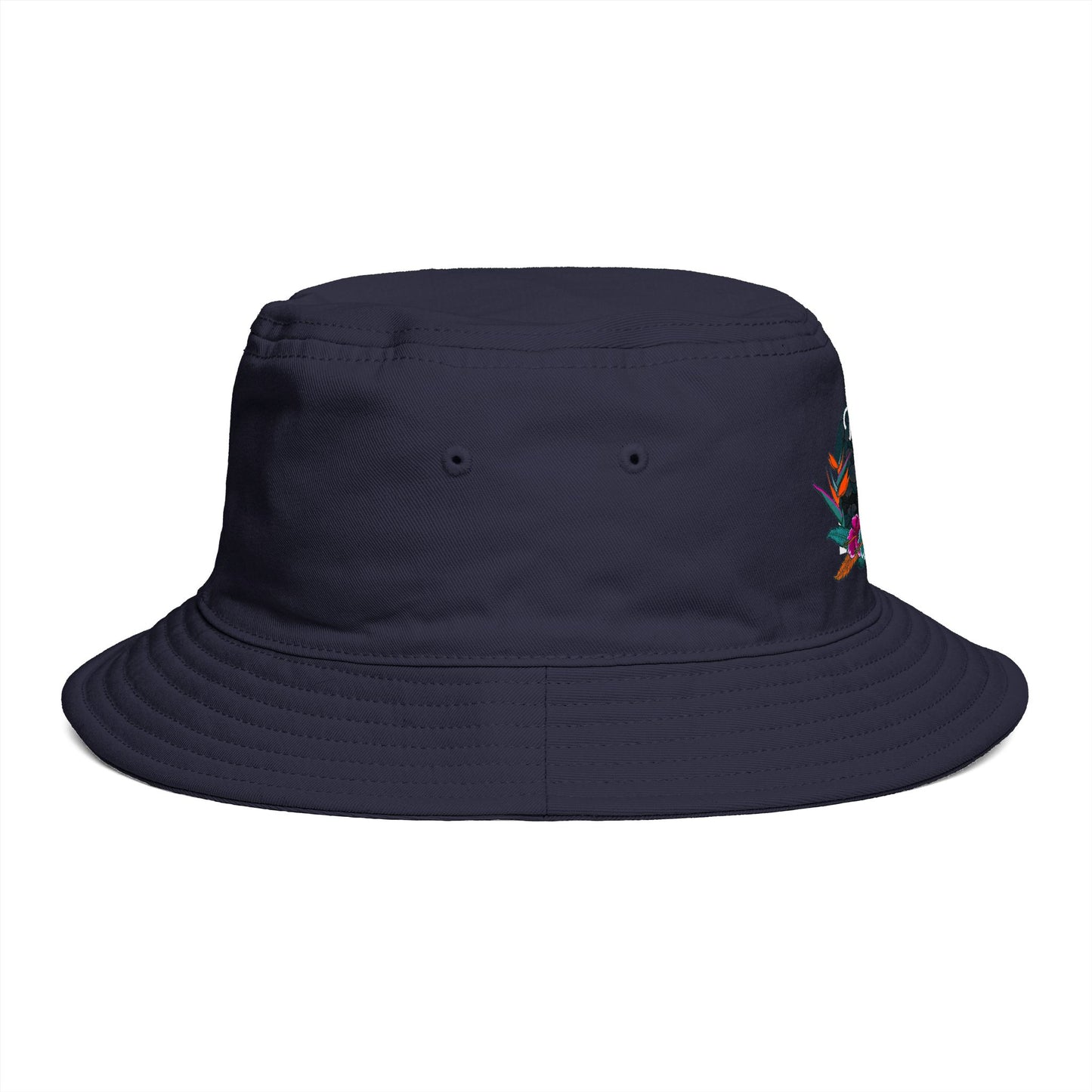 SummerBucket Hat — Tropical Vibes Embroidered Floral Beach Hat - Trending Novelties & Gifts