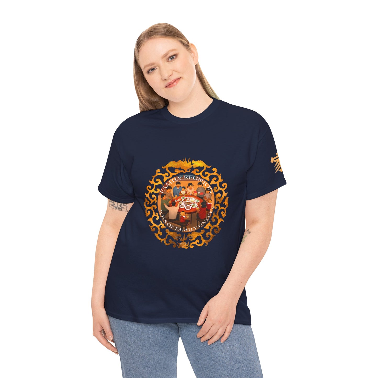 Novelty Tee — Chinese New Year Family Reunion Design