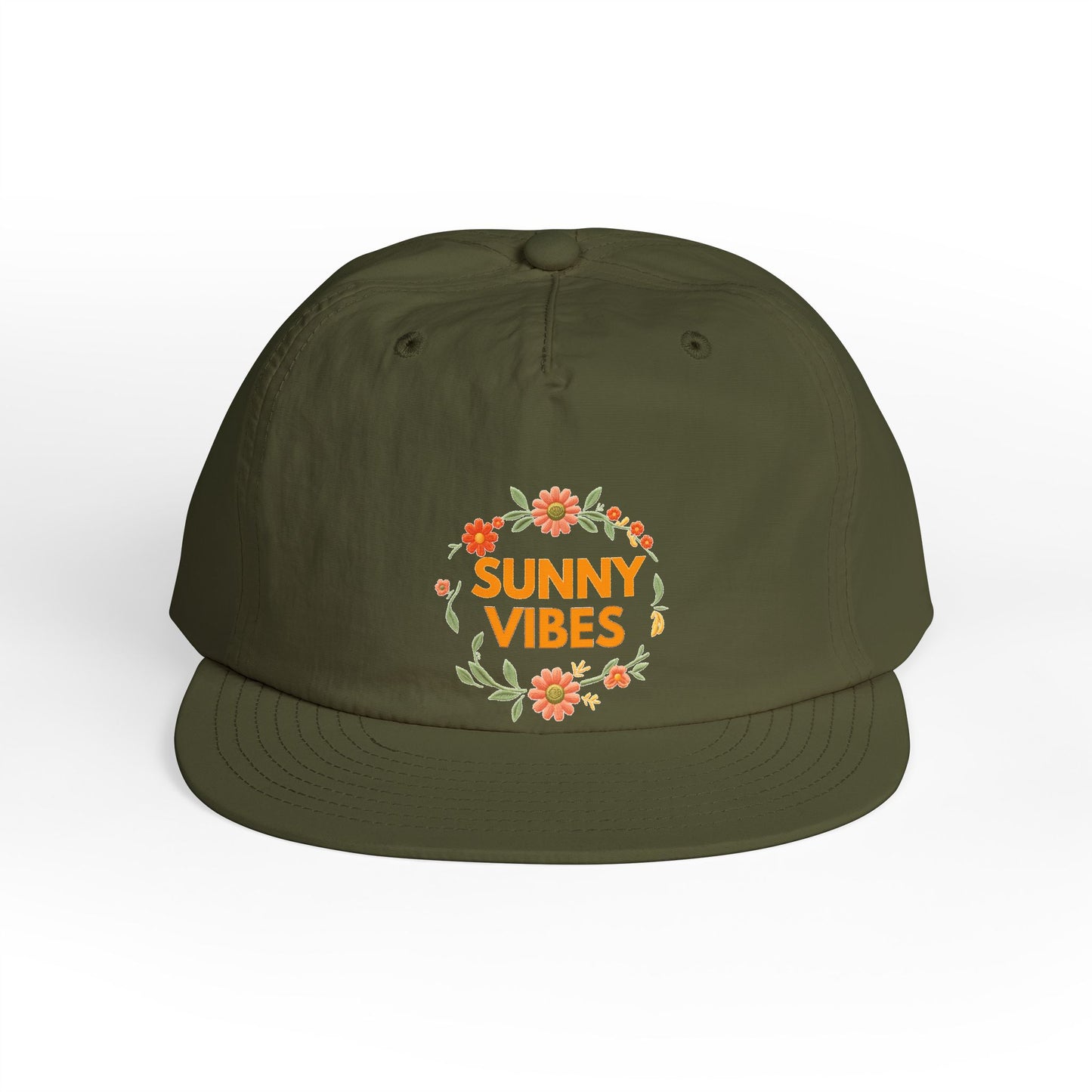 Sunny Vibes Surf Cap — Summer Floral Beach Hat - Trending Novelties & Gifts