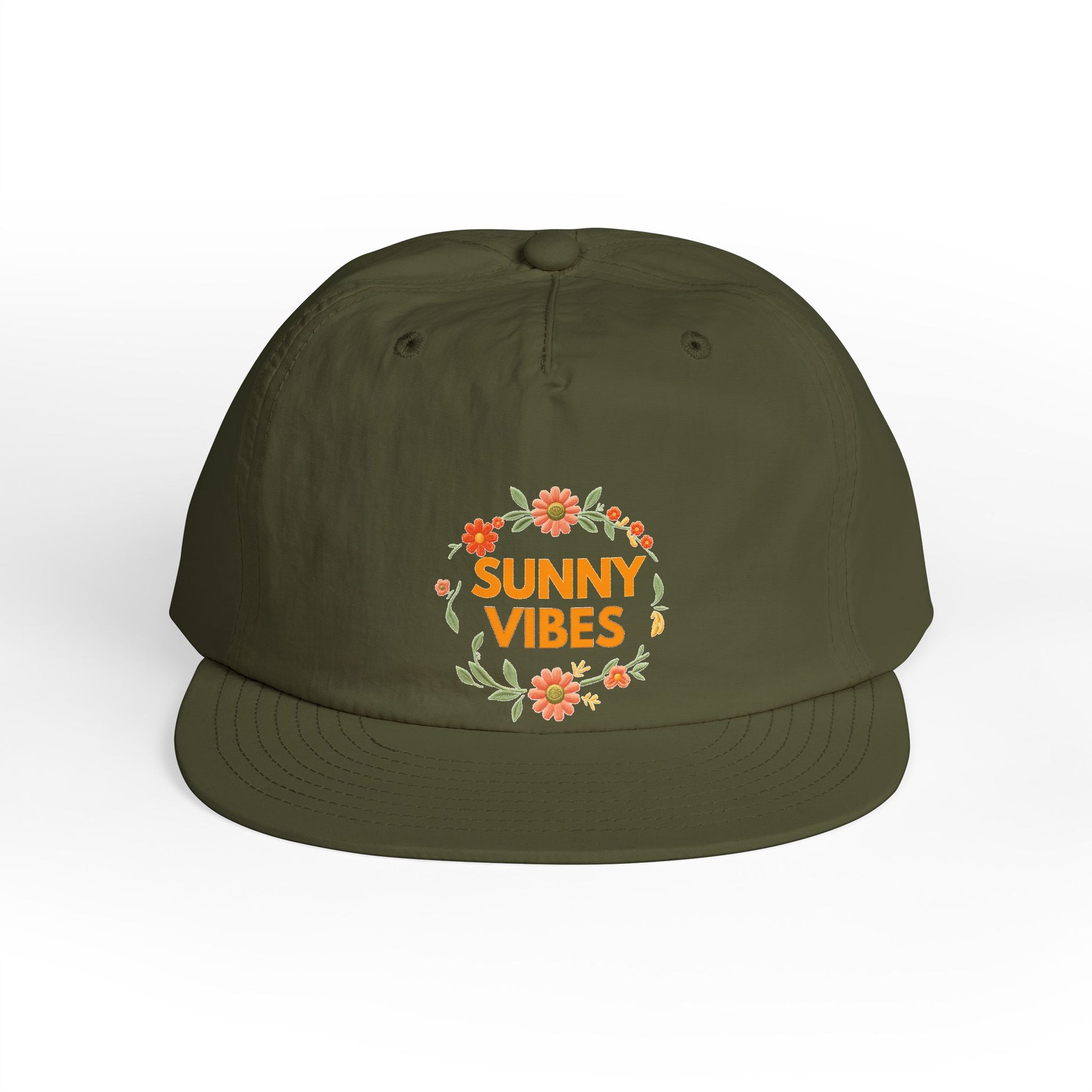 Sunny Vibes Surf Cap — Summer Floral Beach Hat - Trending Novelties & Gifts