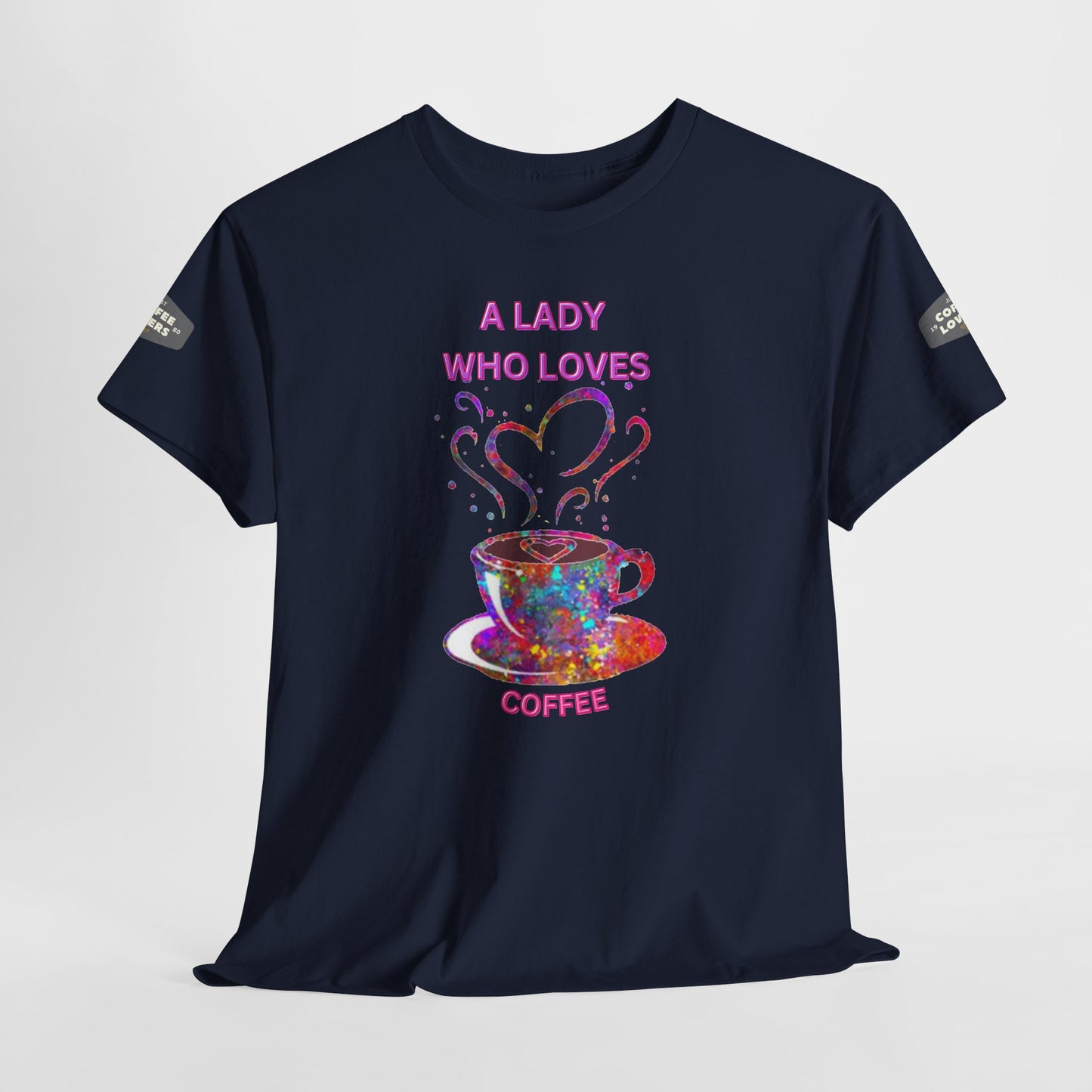 Coffee Lover Cotton Tee - For Women Who Love Coffee