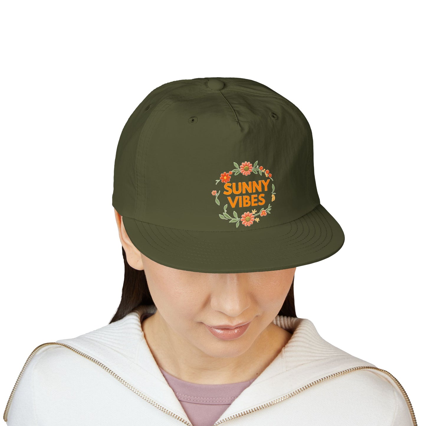 Sunny Vibes Surf Cap — Summer Floral Beach Hat - Trending Novelties & Gifts