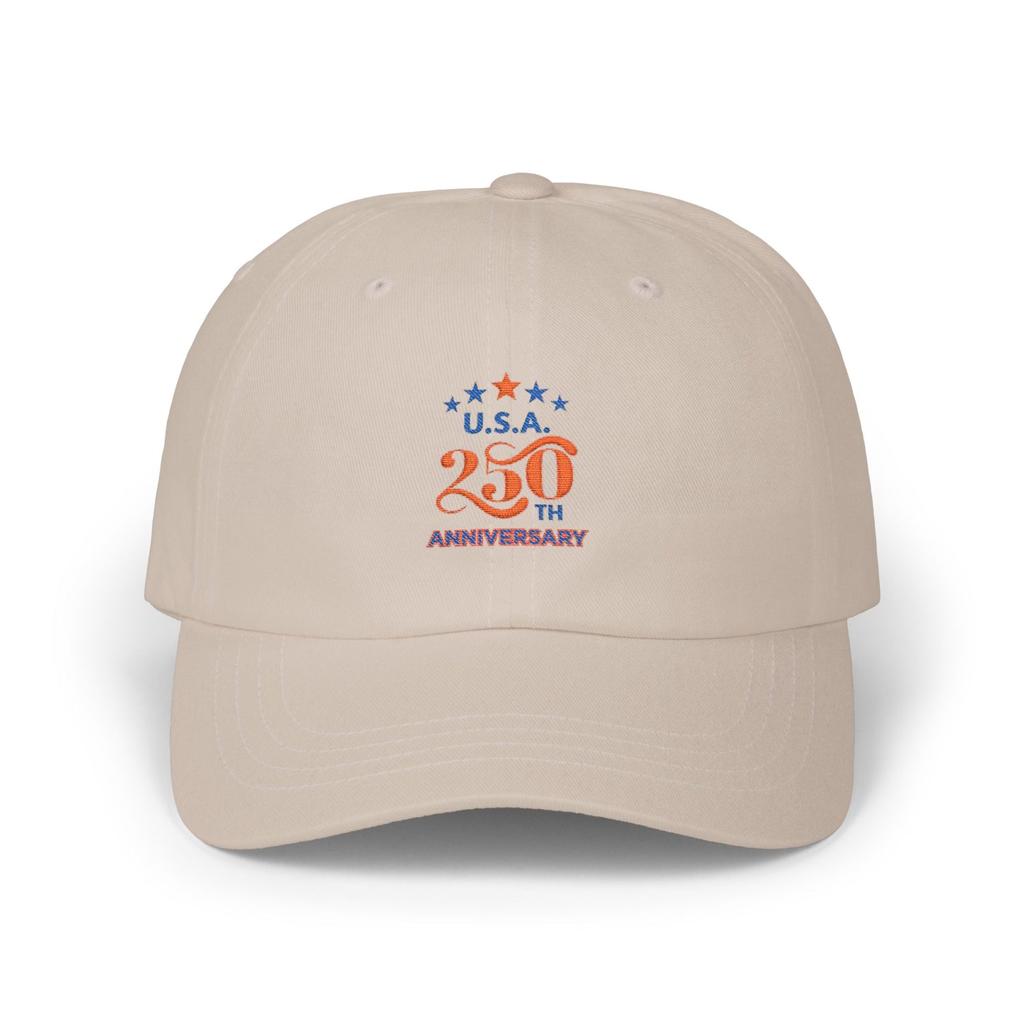 USA 250th Anniversary Dad Cap — Patriotic 250th Anniversary Baseball Hat - Trending Novelties & Gifts
