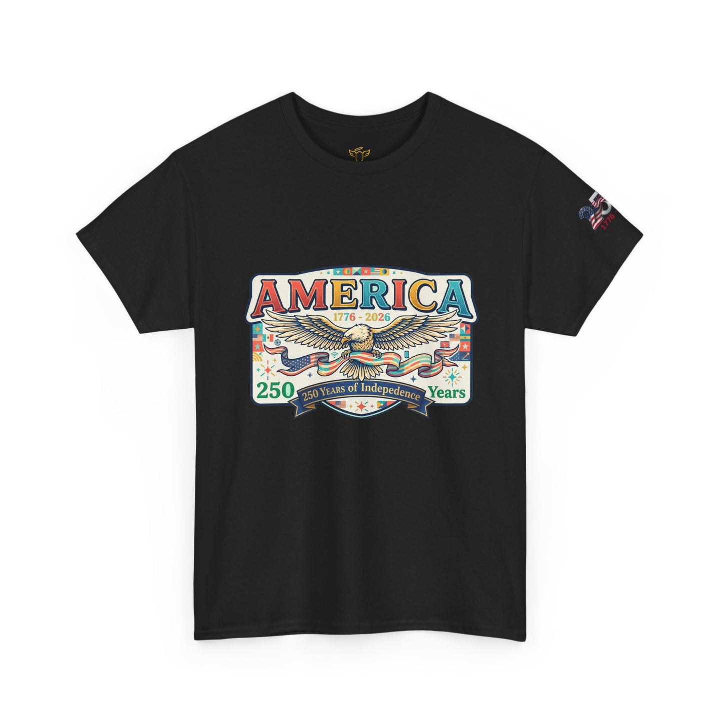 USA 250th ANNIVERSARY Vintage Graphic Tee — 250 Years Patriotic Independence Day Shirt - Trending Novelties & Gifts