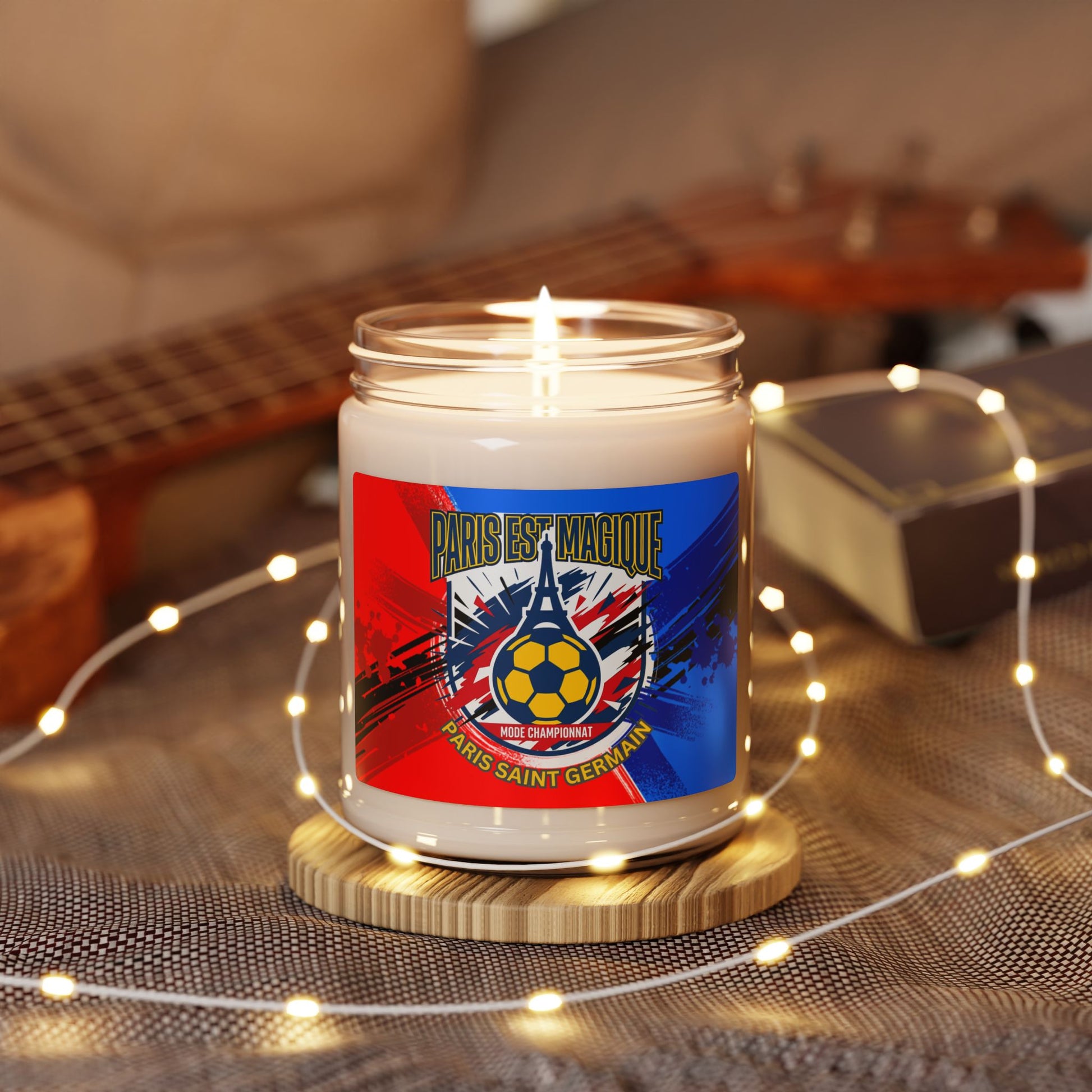 Paris Saint Germain Soccer Scented Candle | Scented Candle For Paris Saint Germain Soccer Fans. - Trending Novelties & Gifts