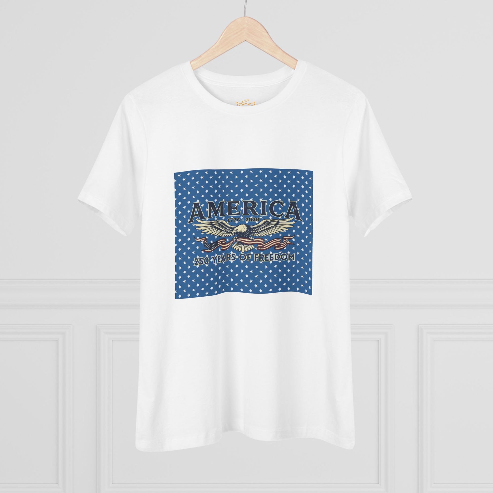 America 250 Years Anniversary Patriotic Eagle T‑Shirt – USA 250th ANNIVERSARY Cotton Tee - Trending Novelties & Gifts