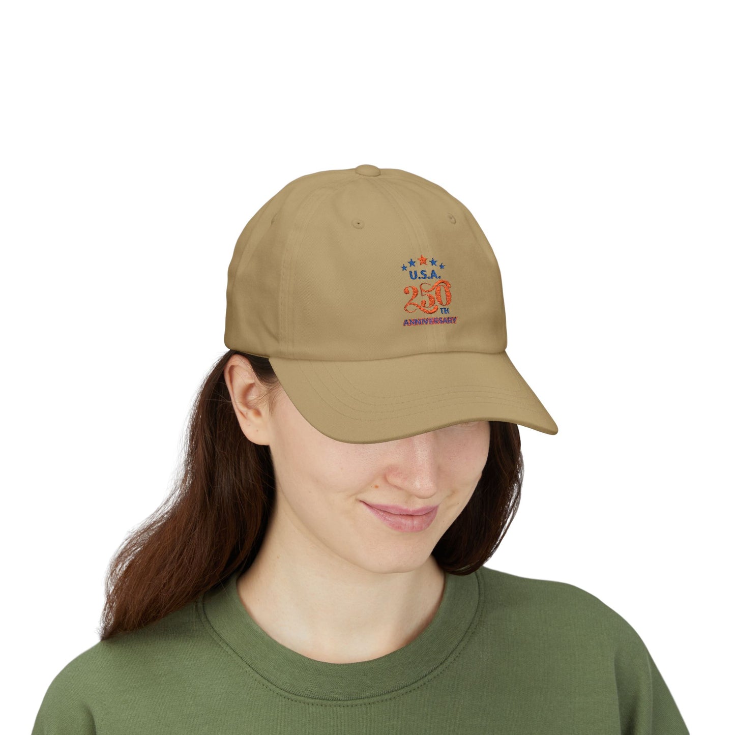 USA 250th Anniversary Dad Cap — Patriotic 250th Anniversary Baseball Hat - Trending Novelties & Gifts