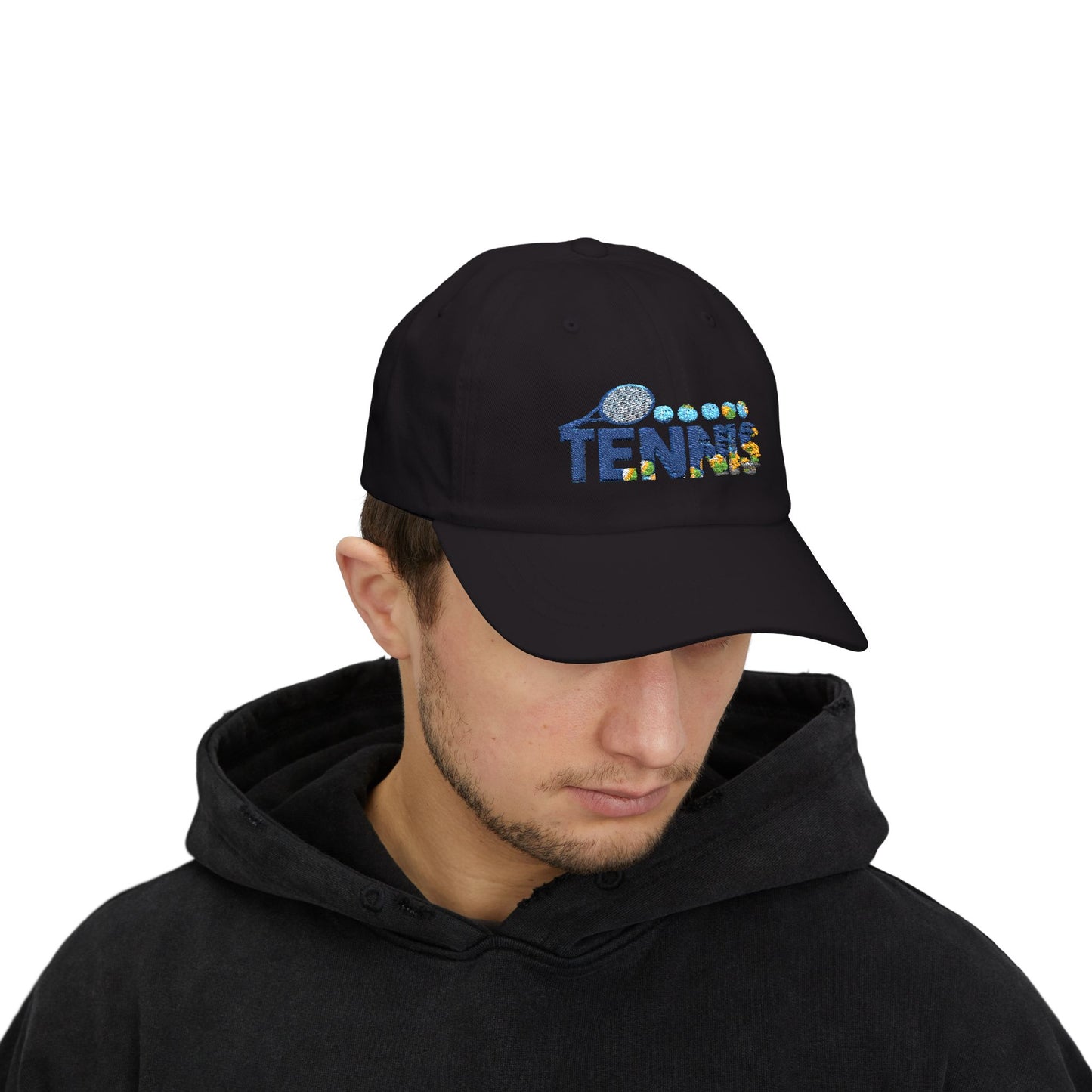 Tennis Creative Graphic Design Cap (Sky Creative1) (EM)