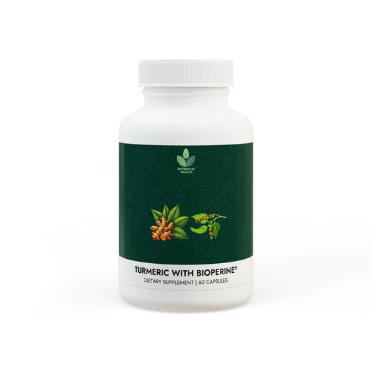 Turmeric with BioPerine® (Black Pepper Fruit Extract) Supplement (60 Capsules) - Trending Novelties & Gifts