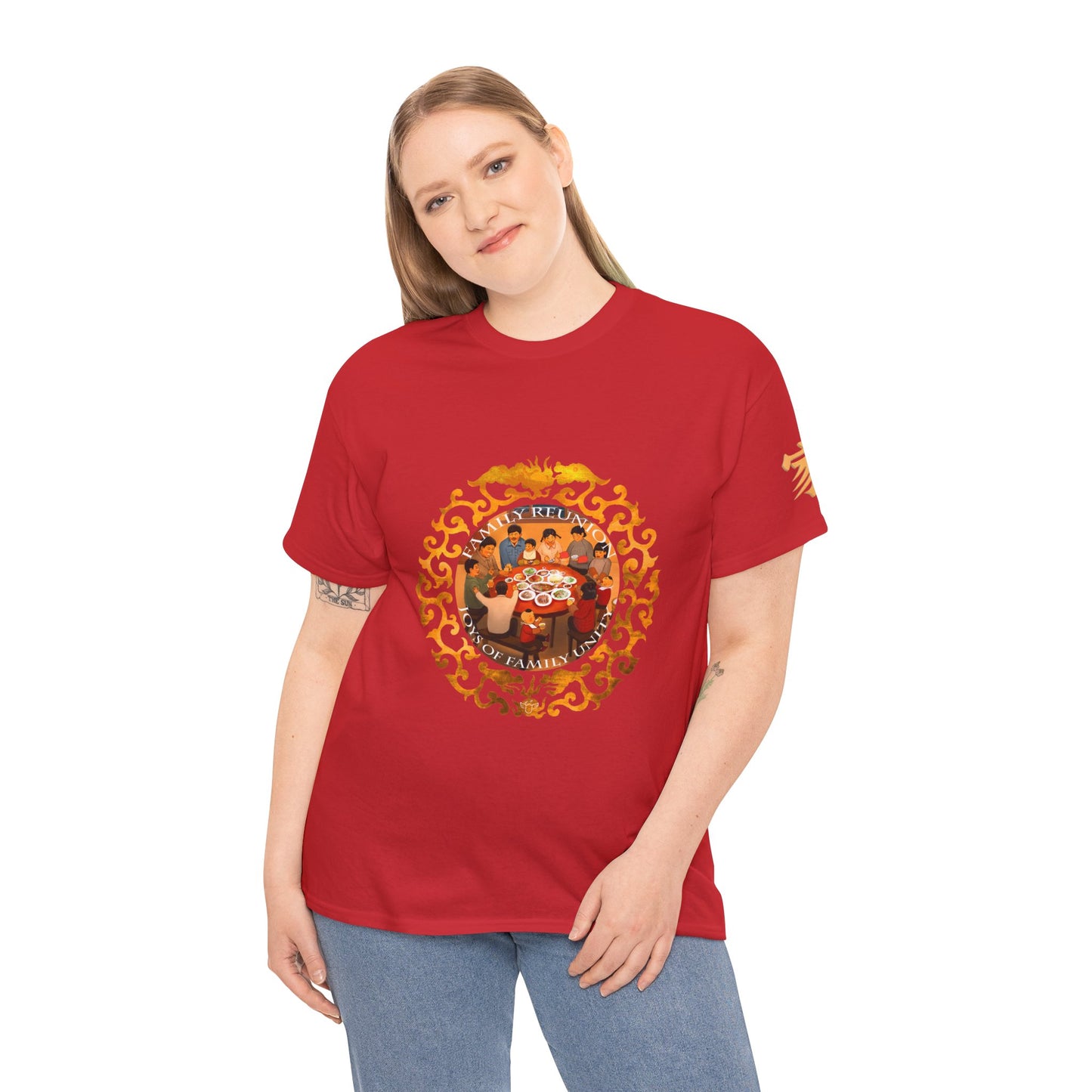 Novelty Tee — Chinese New Year Family Reunion Design