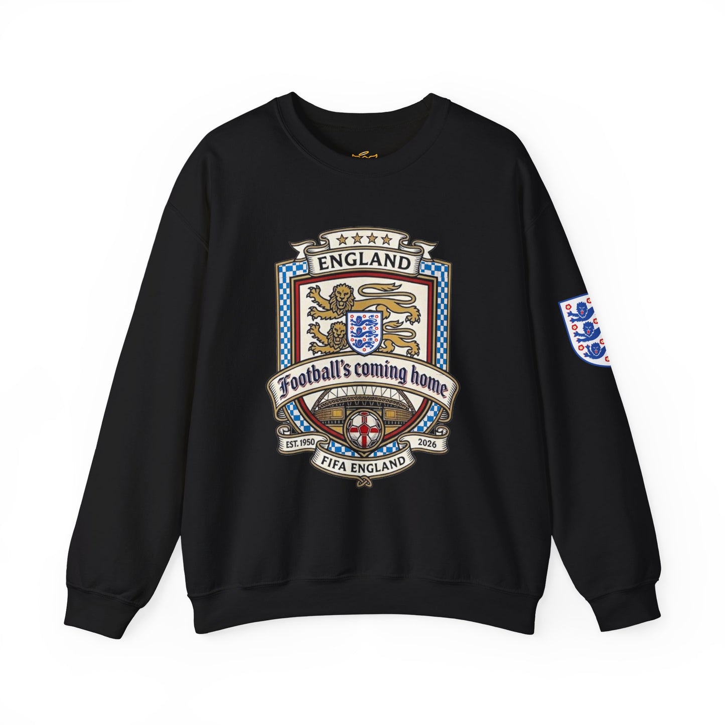 England's Soccer Fans' Crewneck Sweatshirt - "Football's Coming Home"