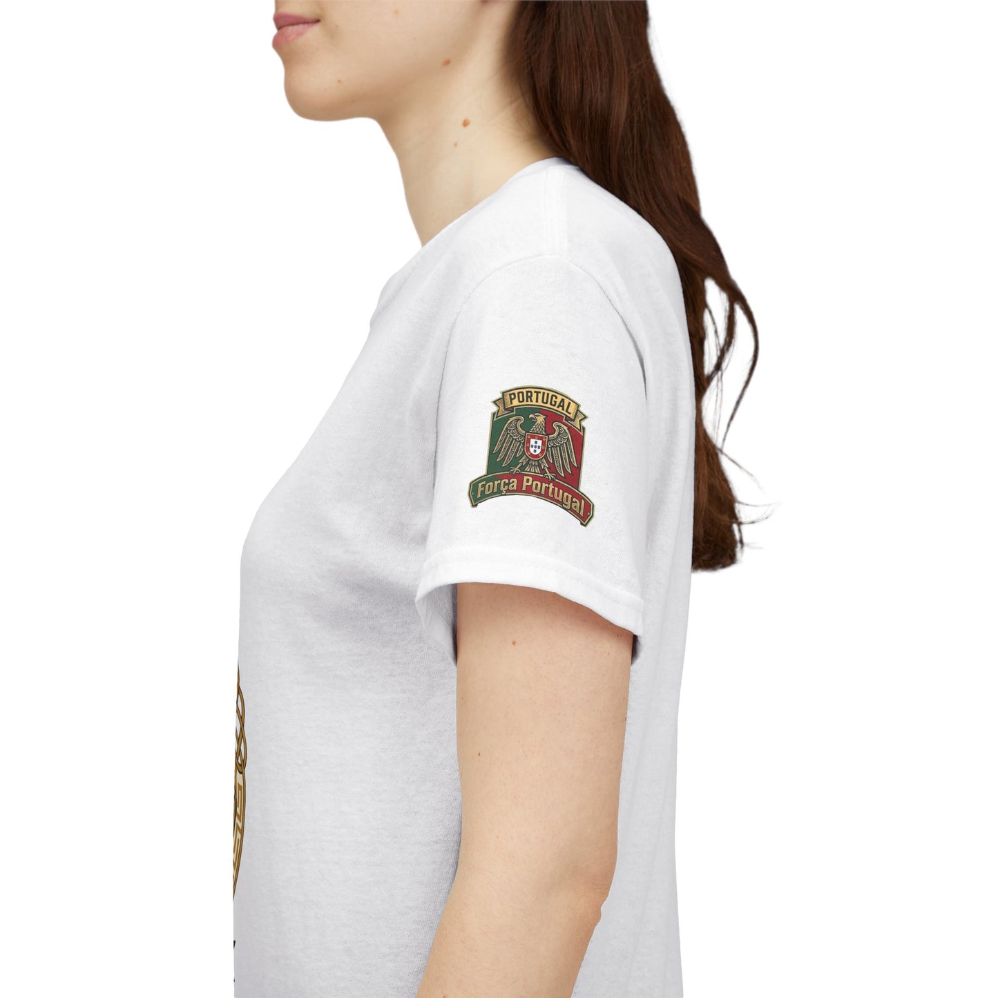 Portugal Soccer Team Fan T‑Shirt — Vintage Portugal Soccer Crest Tee