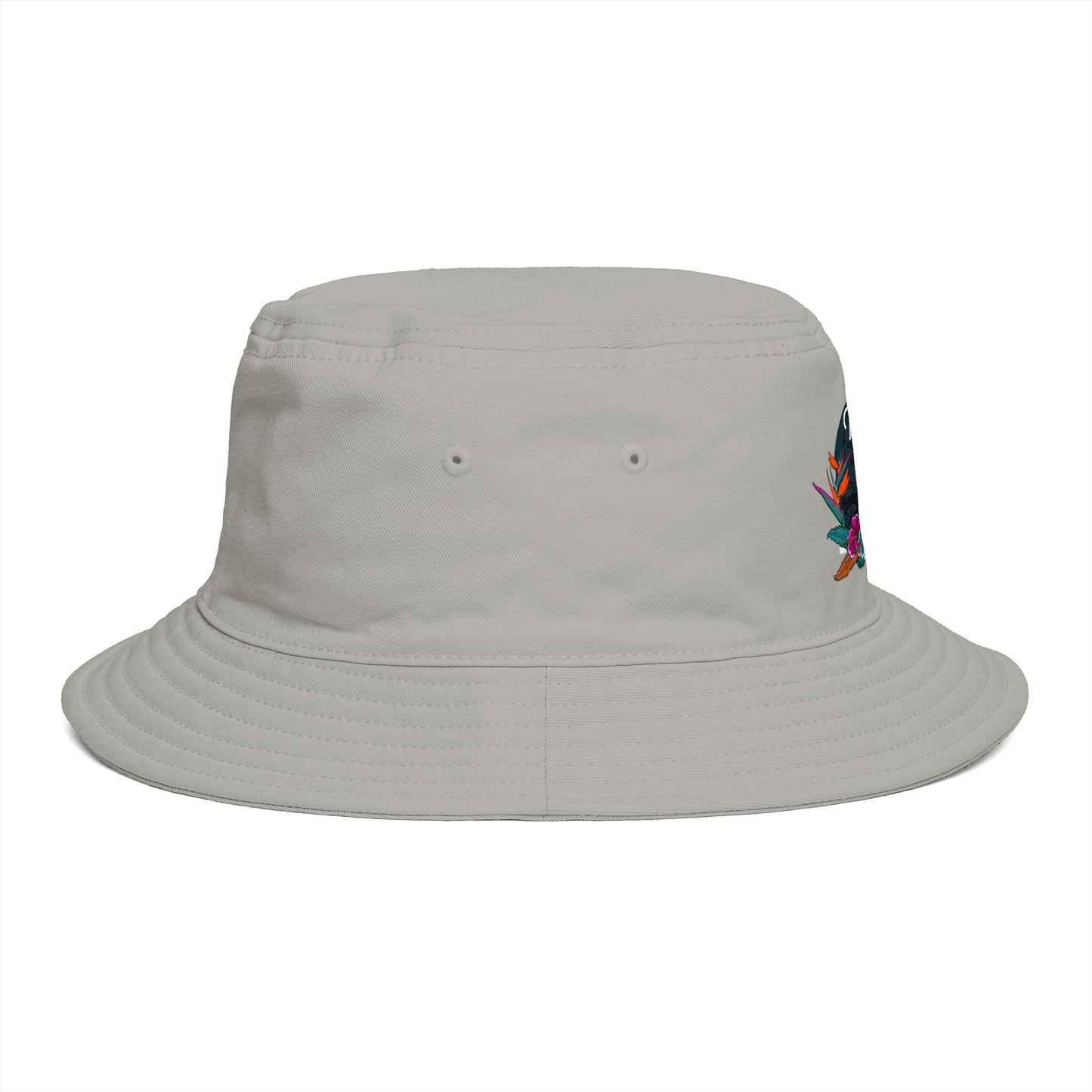 SummerBucket Hat — Tropical Vibes Embroidered Floral Beach Hat - Trending Novelties & Gifts