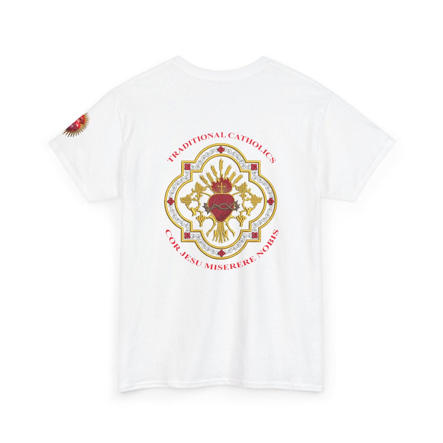 Sacred Heart Catholic Tee — Traditional Devotional Graphic T-Shirt (CT)