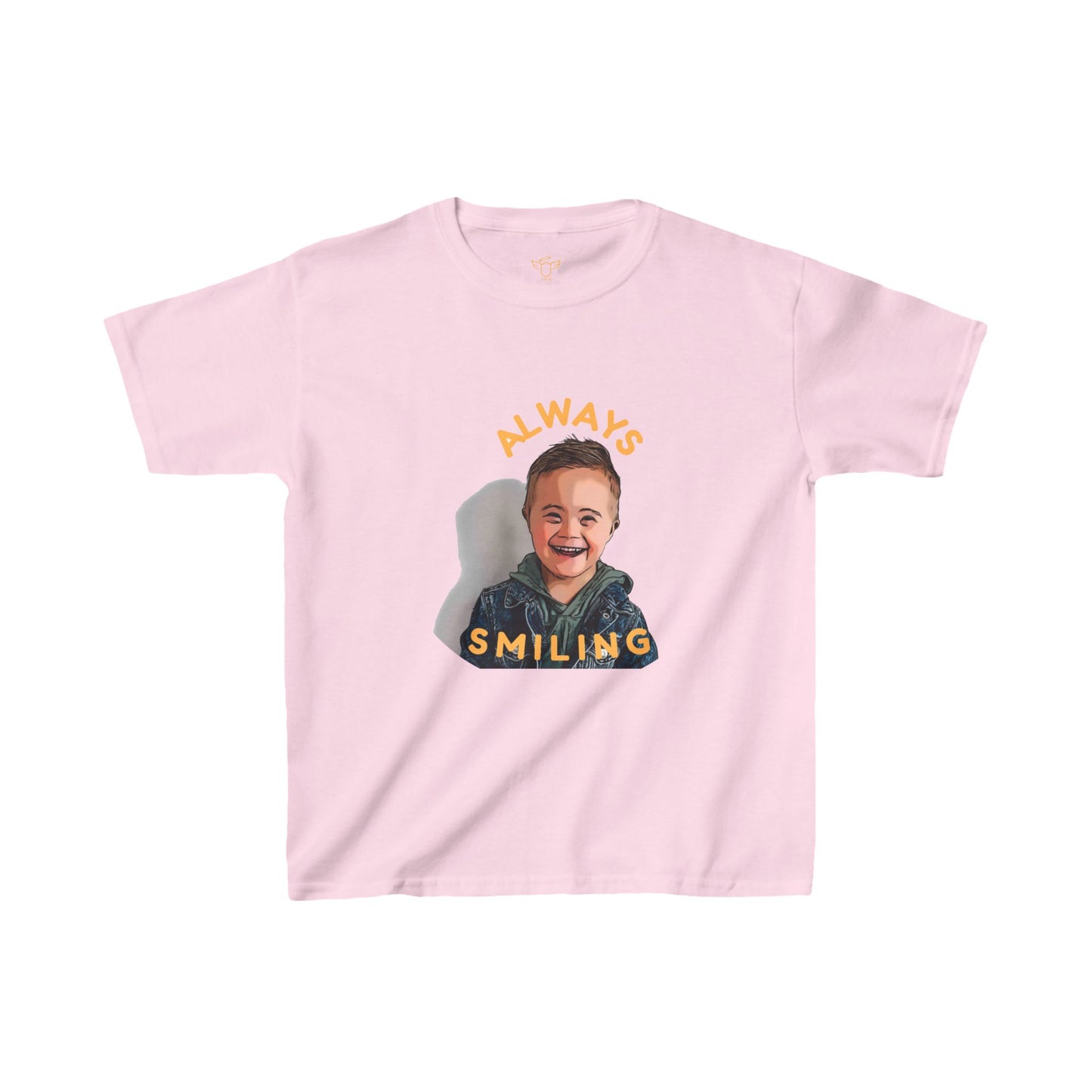 Novelty Tee Kids T-Shirt - Instagram's OurHuddyBuddy Smiling