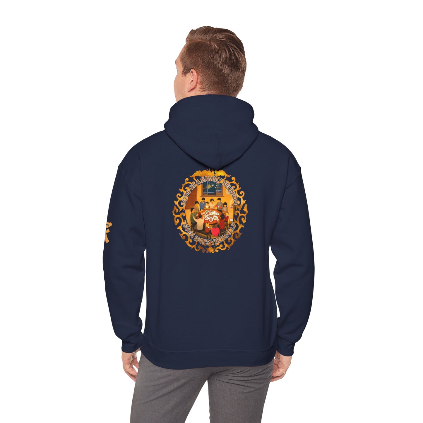 Chinese New Year Hoodie — Golden Lunar Family Celebration Novelty Tee