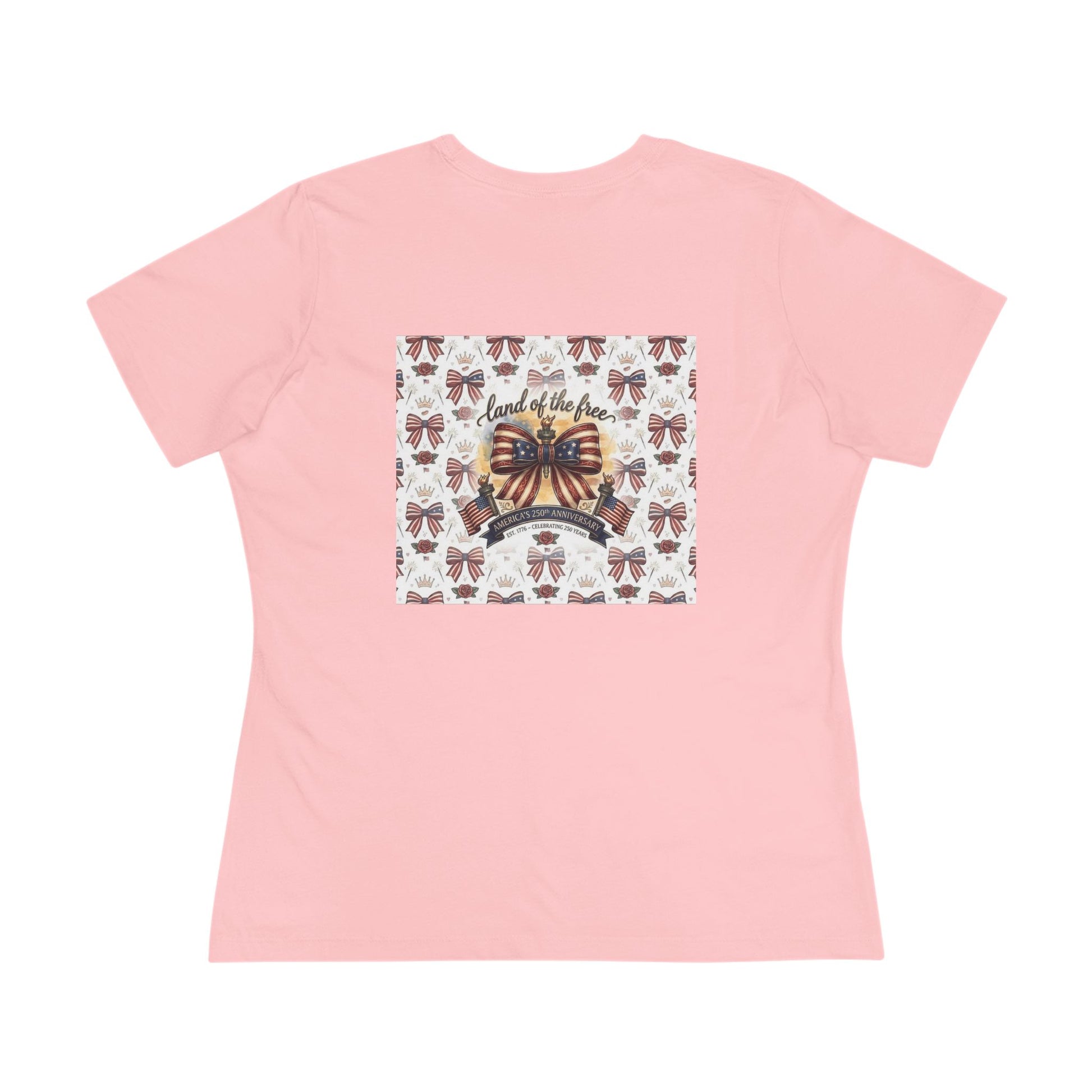 USA 250th Anniversary Patriotic Bow Women's Tee - Trending Novelties & Gifts