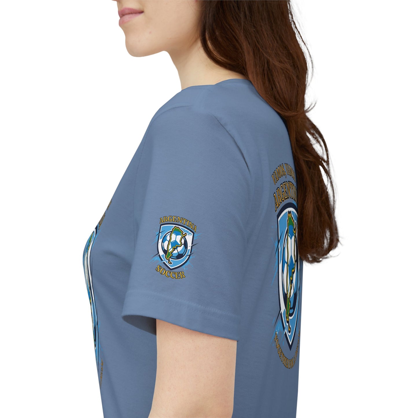 Argentina Soccer T-Shirt - "Vamos, Vamos Argentina" Together for a Dream Fan Tee - Trending Novelties & Gifts