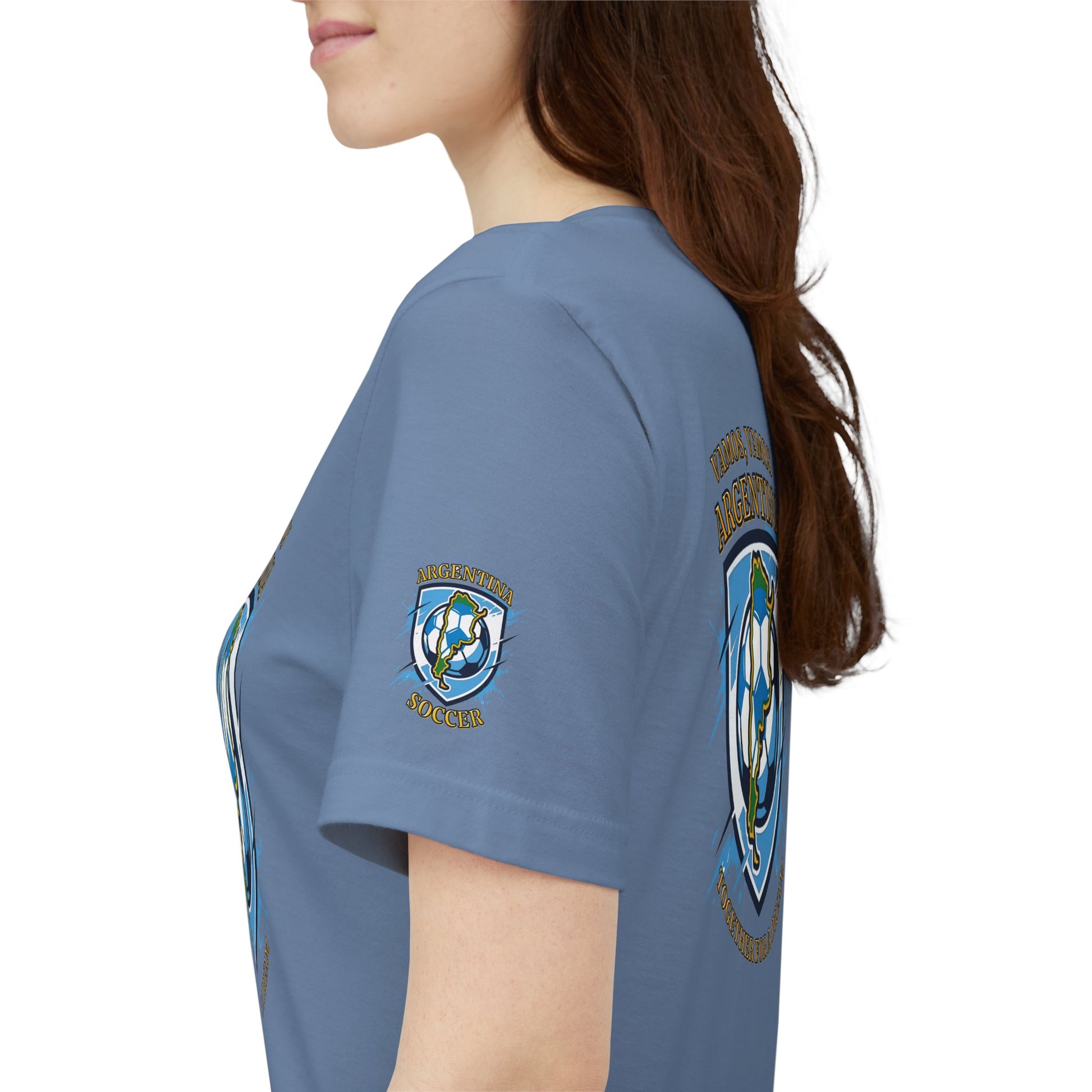 Argentina Soccer T-Shirt - "Vamos, Vamos Argentina" Together for a Dream Fan Tee - Trending Novelties & Gifts