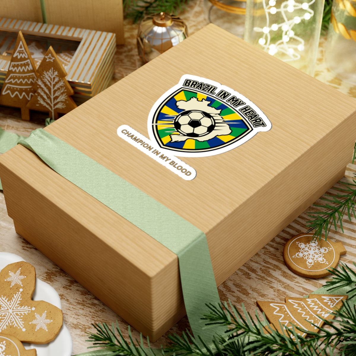 Brazil In My Heart Sticker | Brazil fans world cup 2026 sticker