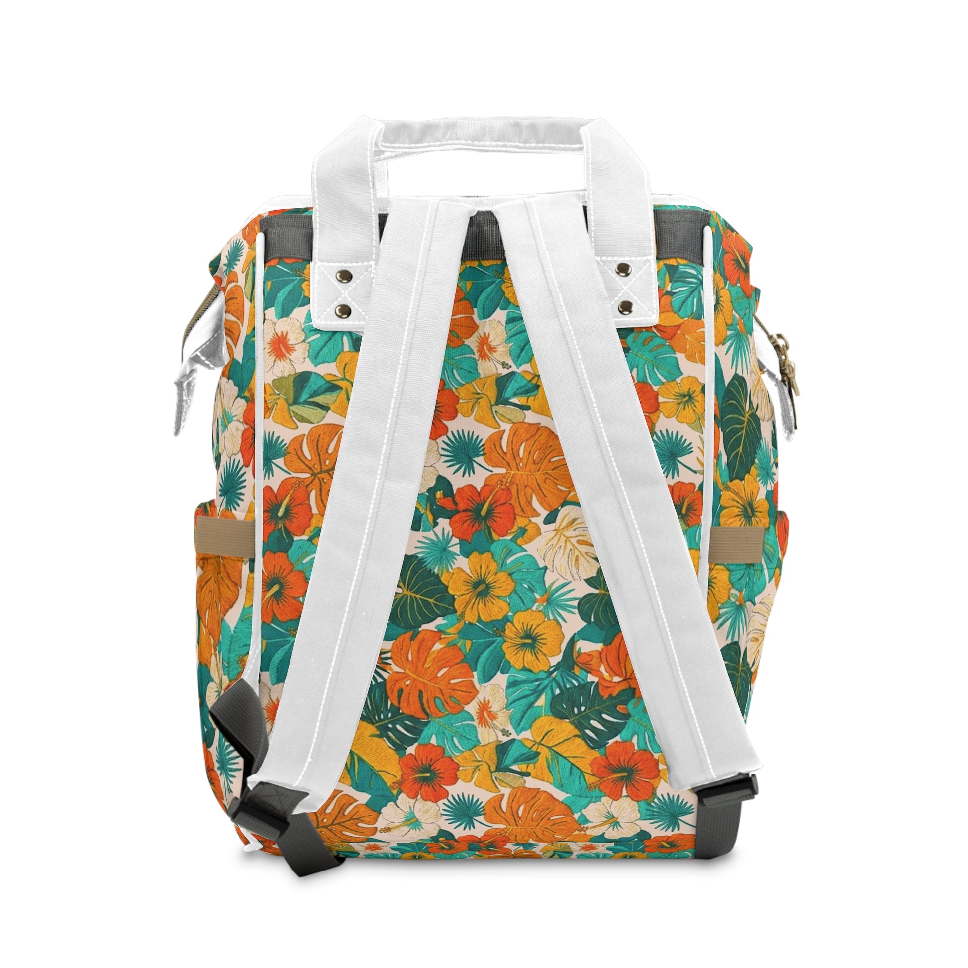 Summer Diaper Backpack - Floral 'Good Vibes' Diaper Backpack - Trending Novelties & Gifts