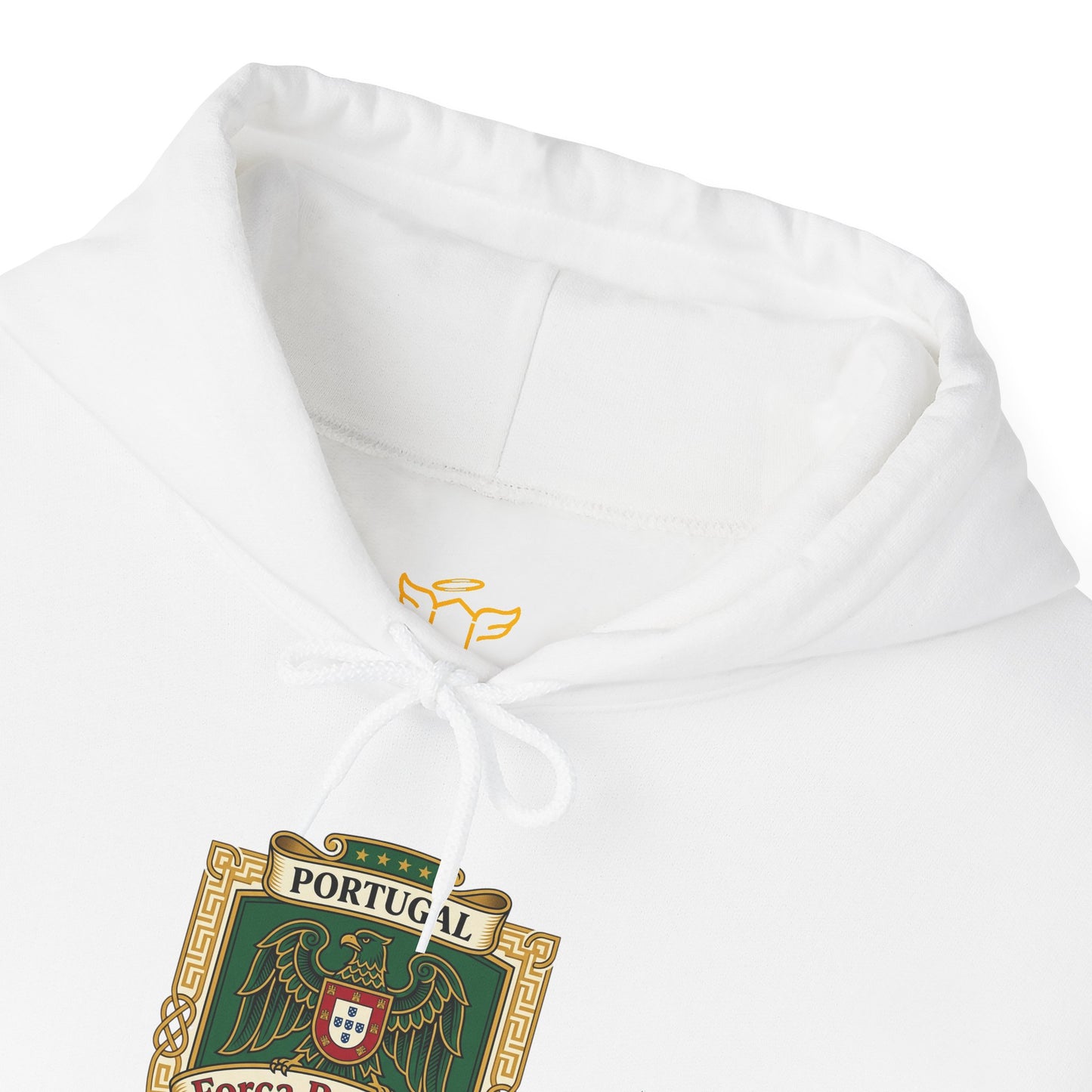 Portugal Soccer Crest Hoodie — Classic Portuguese Pride Pullover