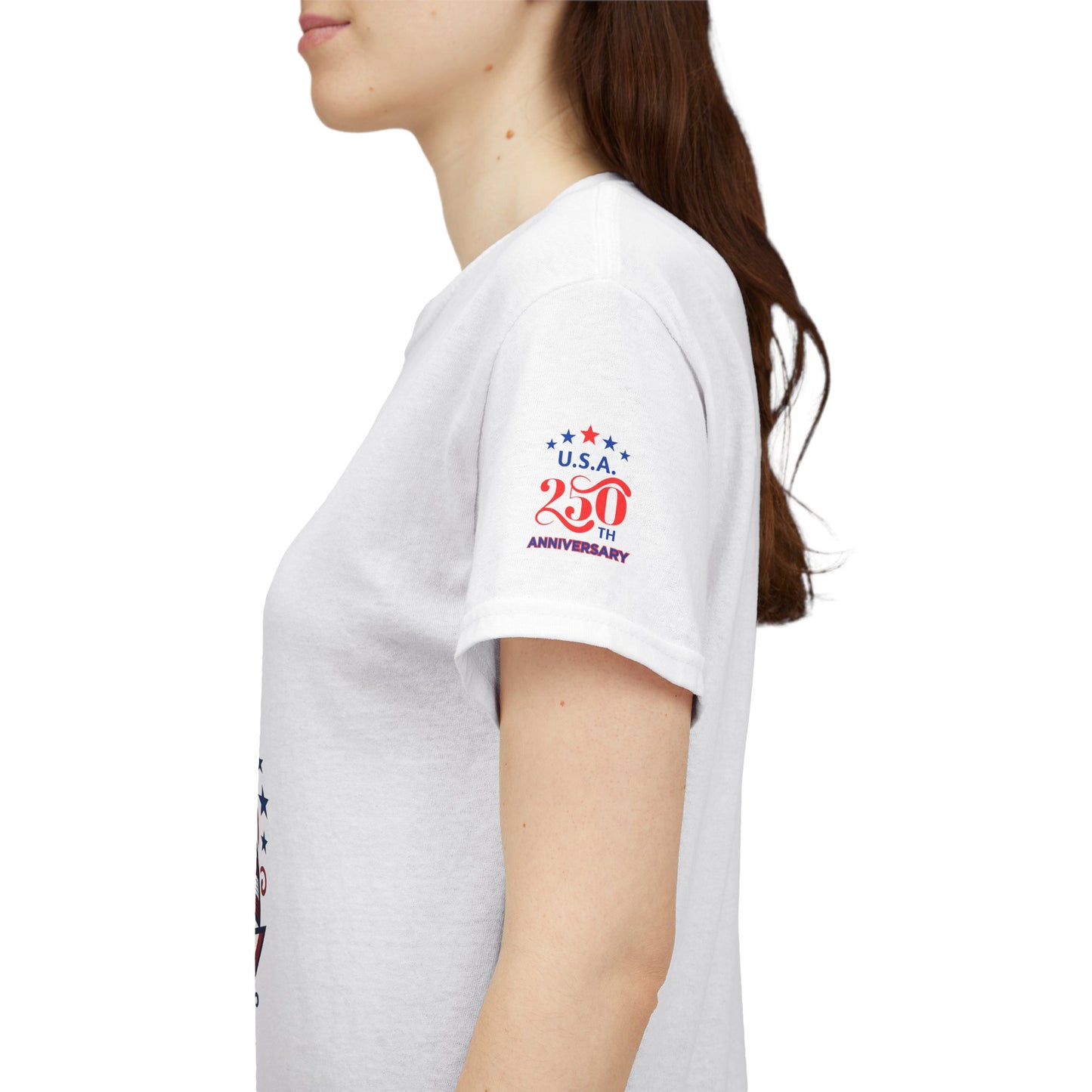Faith, Family & Freedom Tee (USA 250th) — Patriotic Cross American Flag T-Shirt